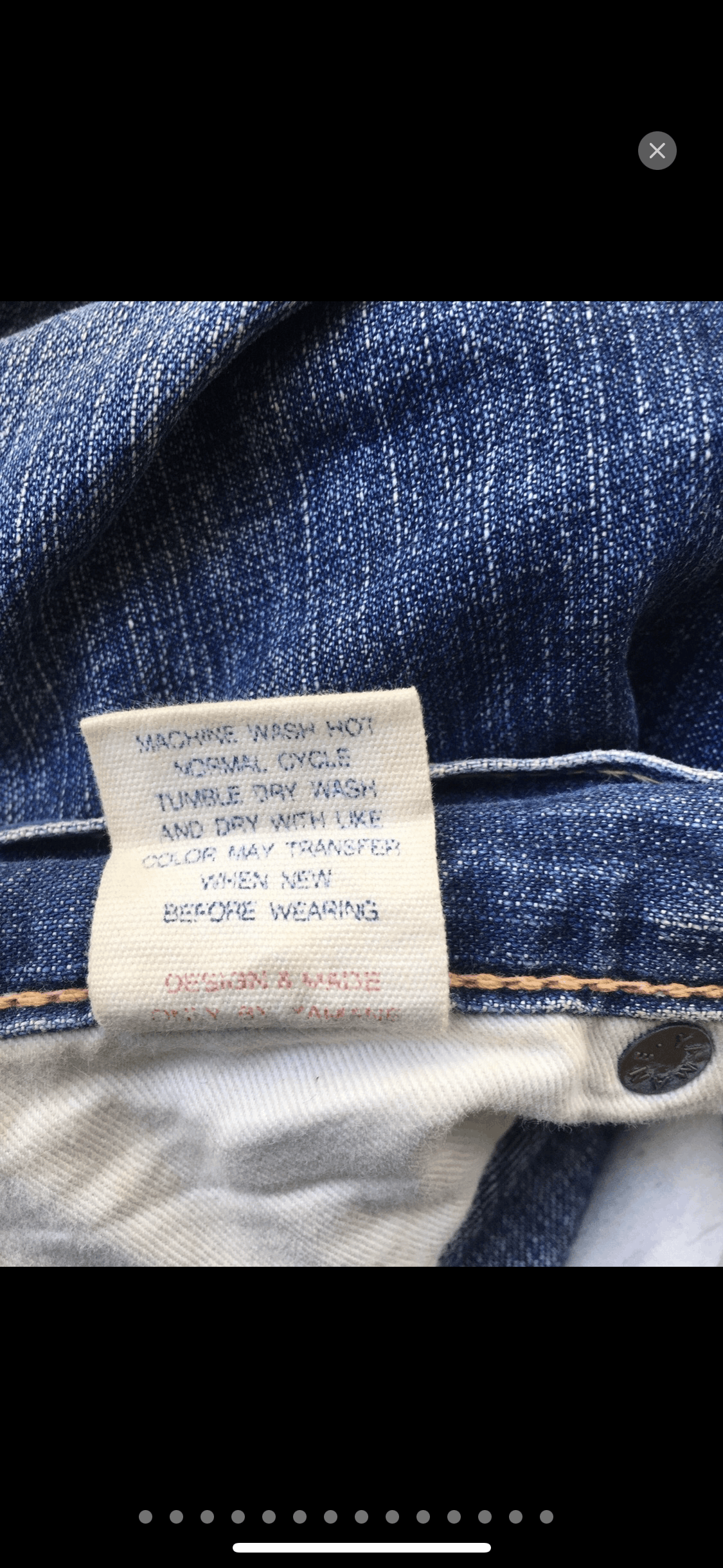 Evisu × Japanese Brand × Vintage 🛫🔥EVISU Distressed Denim Jeans Made In Japan🔥✈️ Size US 34 / EU 50 - 11 Thumbnail