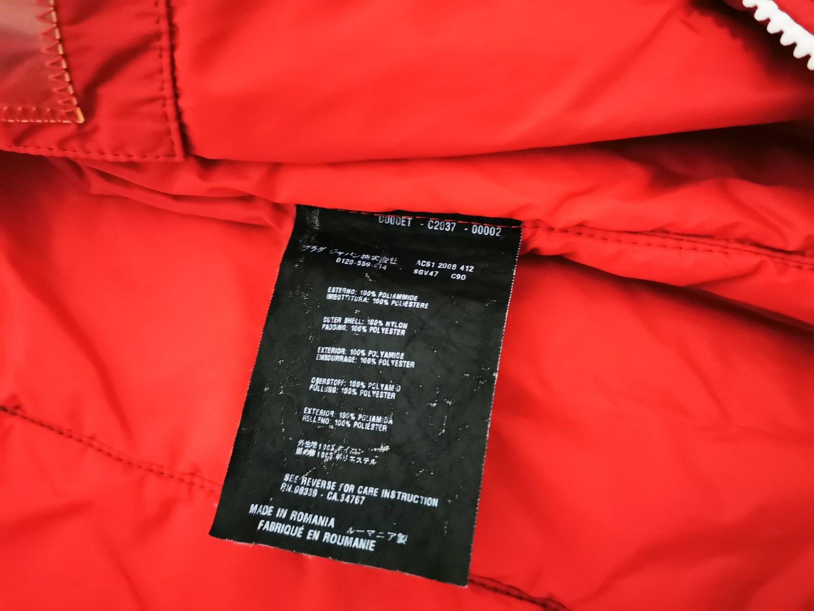 Prada AW2002 Prada Sport Down Filled Puffer Jacket Size US M / EU 48-50 / 2 - 8 Thumbnail