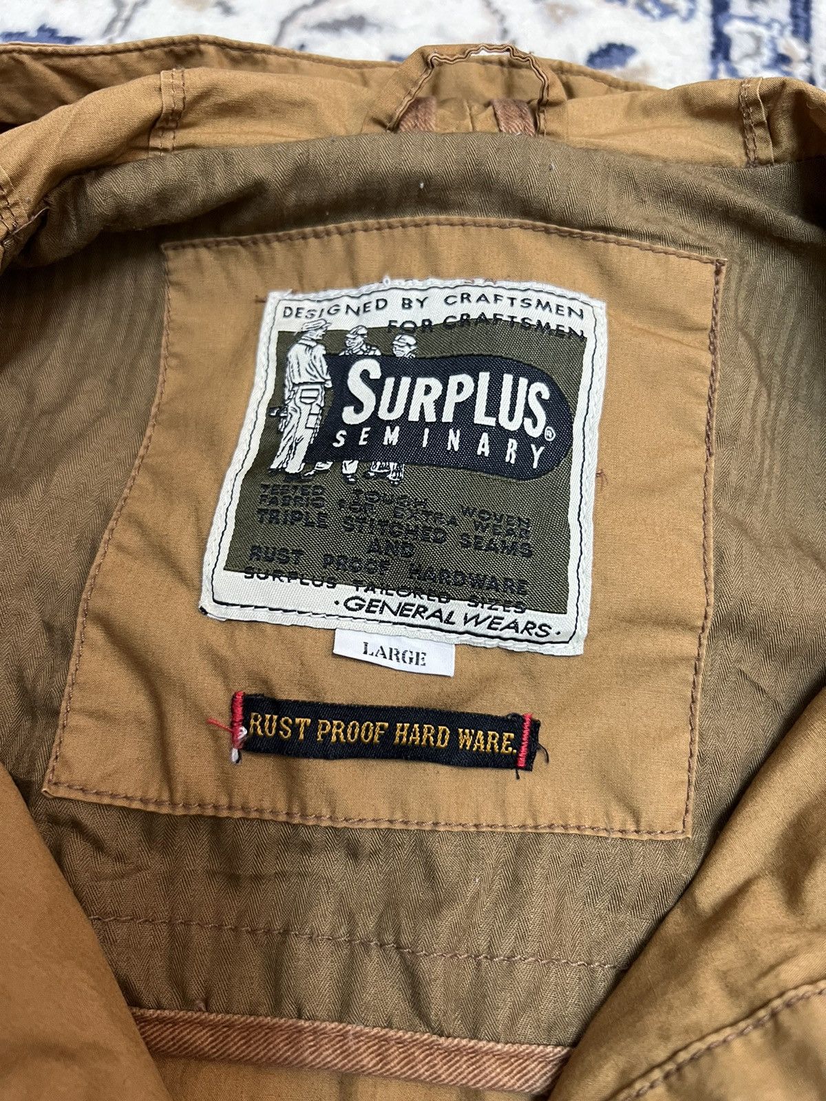 Japanese Brand Surplus Seminary Craftmen Rust Proof Jacket Size US L / EU 52-54 / 3 - 11 Thumbnail