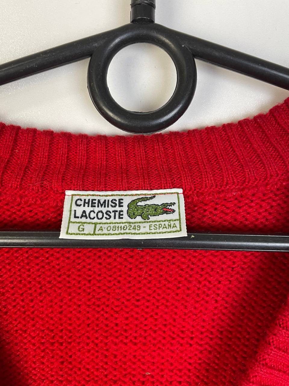 Lacoste Lacoste vintage sweater size L Size US L / EU 52-54 / 3 - 2 Thumbnail