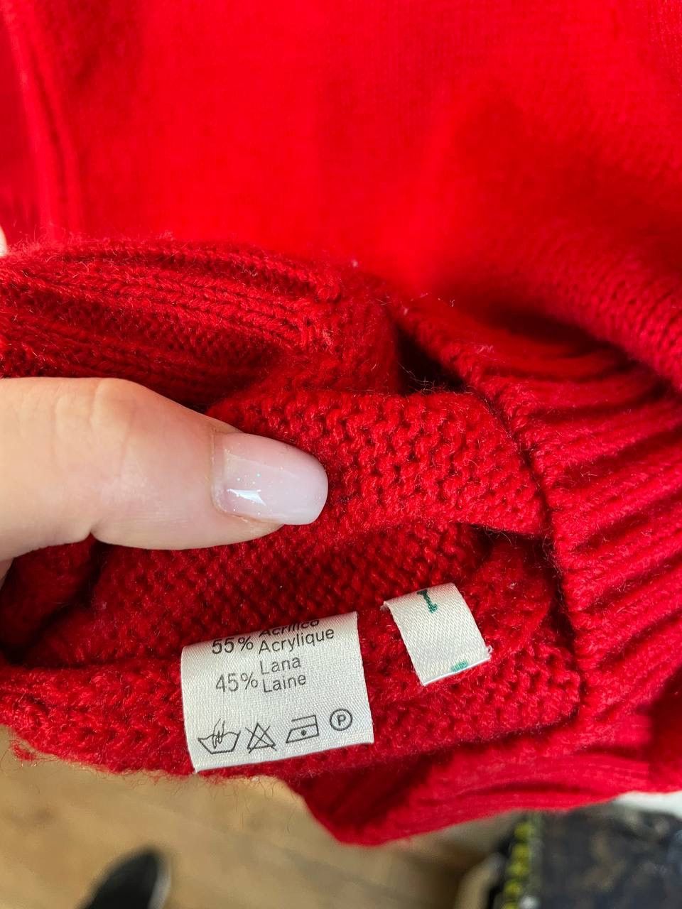 Lacoste Lacoste vintage sweater size L Size US L / EU 52-54 / 3 - 3 Thumbnail