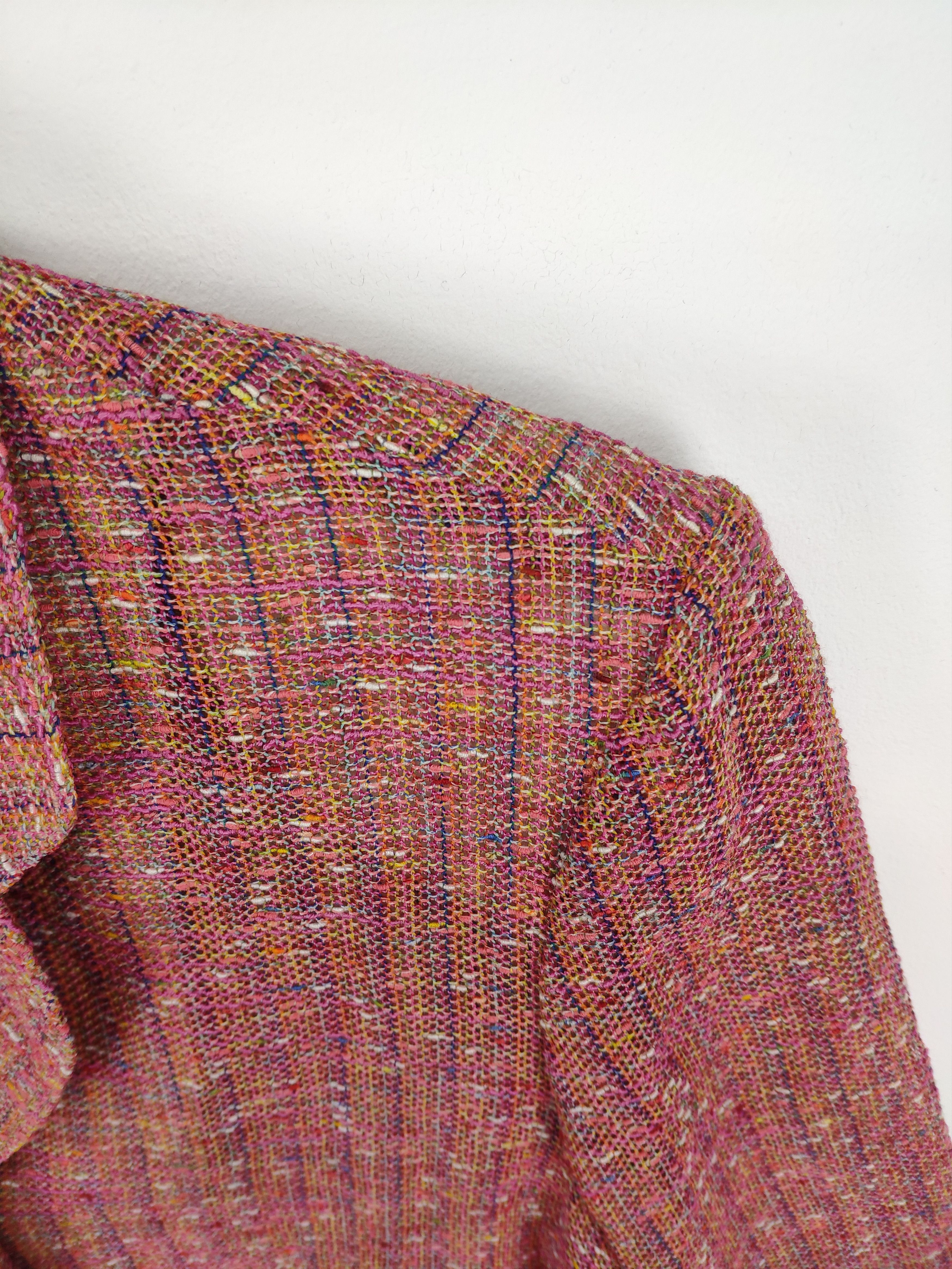 Japanese Brand × Vintage Steal 💥 Vintage Tweed Jacket Summer Women Unbranded Size S / US 4 / IT 40 - 7 Thumbnail
