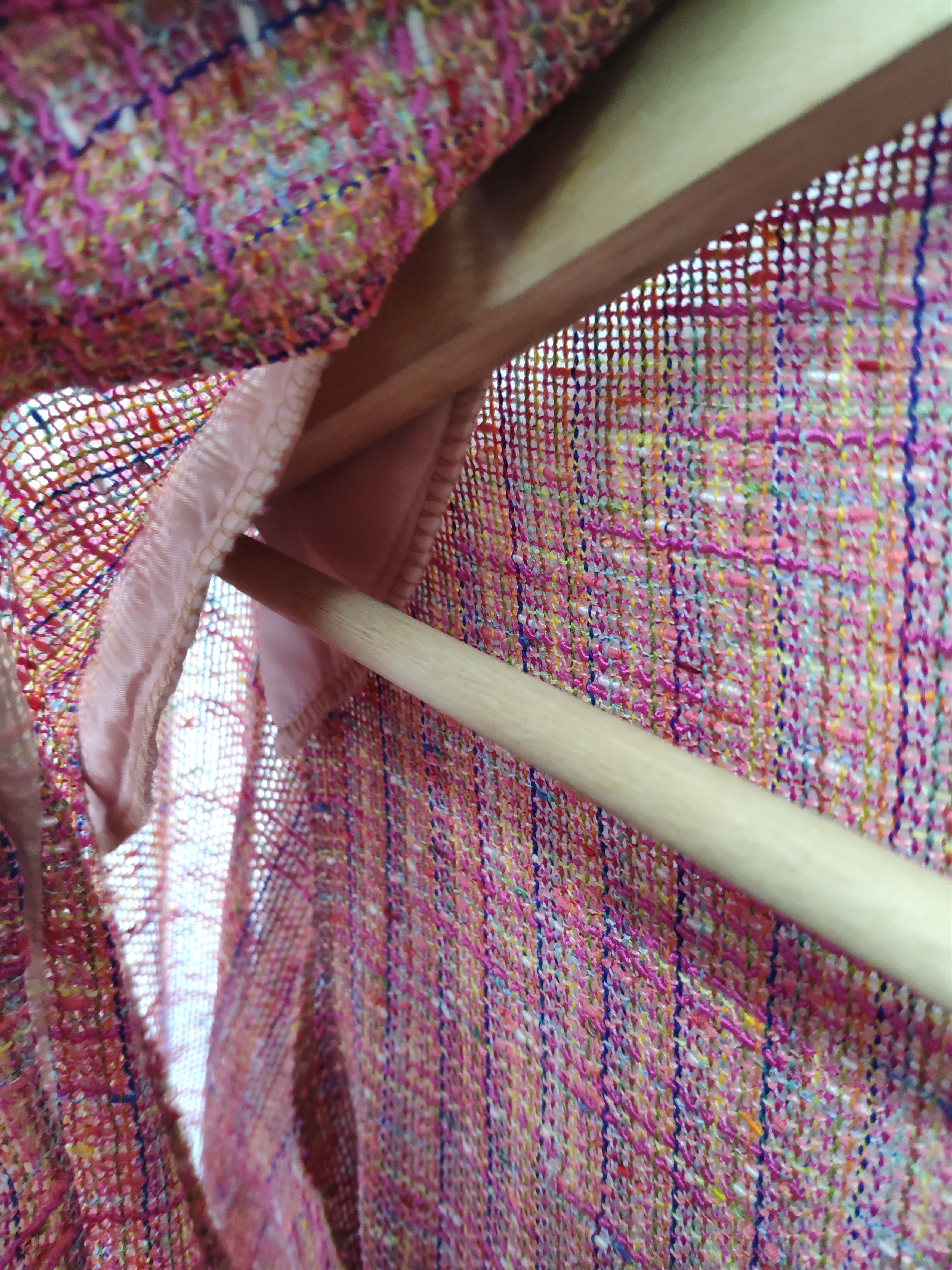 Japanese Brand × Vintage Steal 💥 Vintage Tweed Jacket Summer Women Unbranded Size S / US 4 / IT 40 - 11 Thumbnail