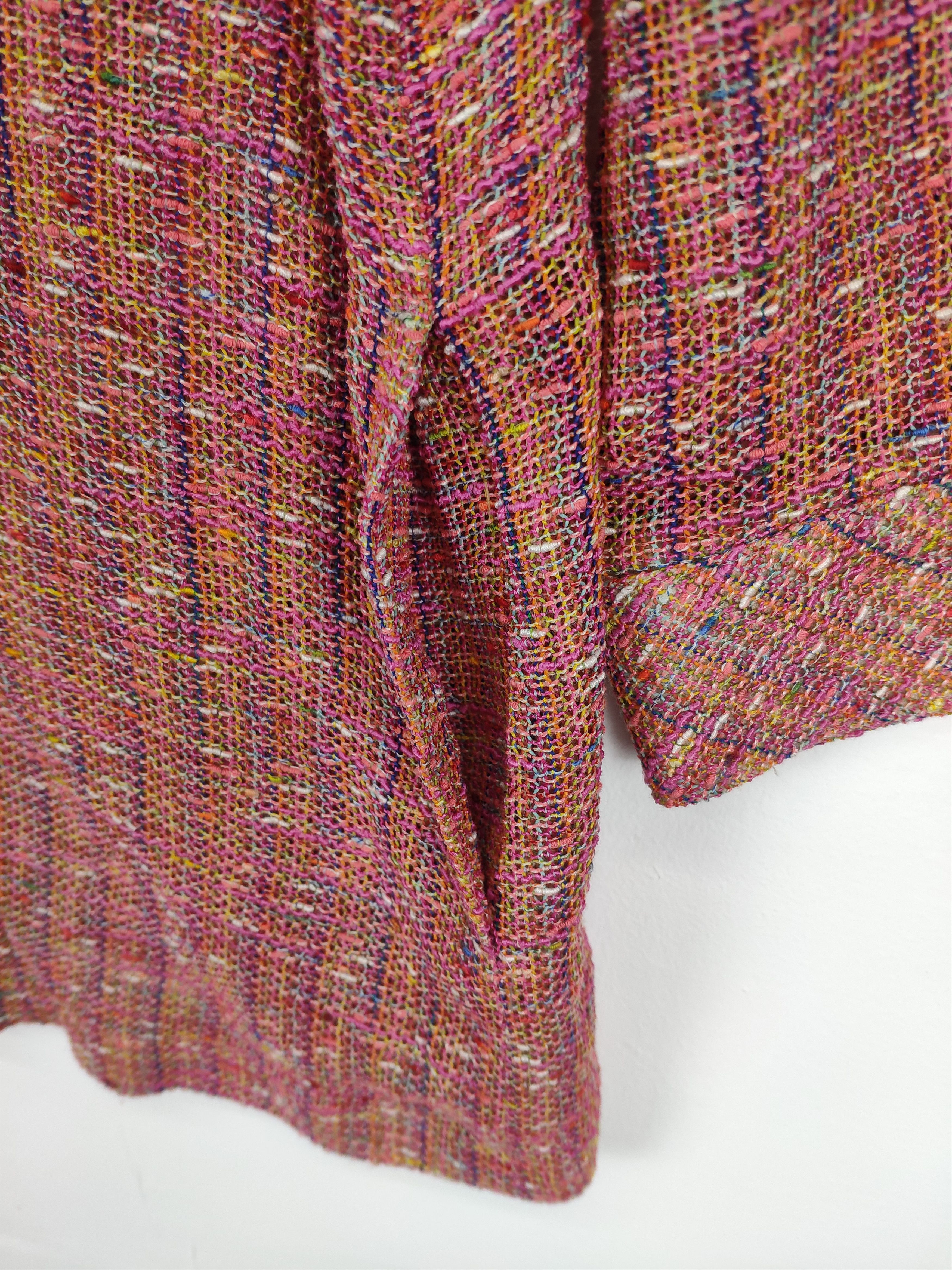 Japanese Brand × Vintage Steal 💥 Vintage Tweed Jacket Summer Women Unbranded Size S / US 4 / IT 40 - 9 Thumbnail