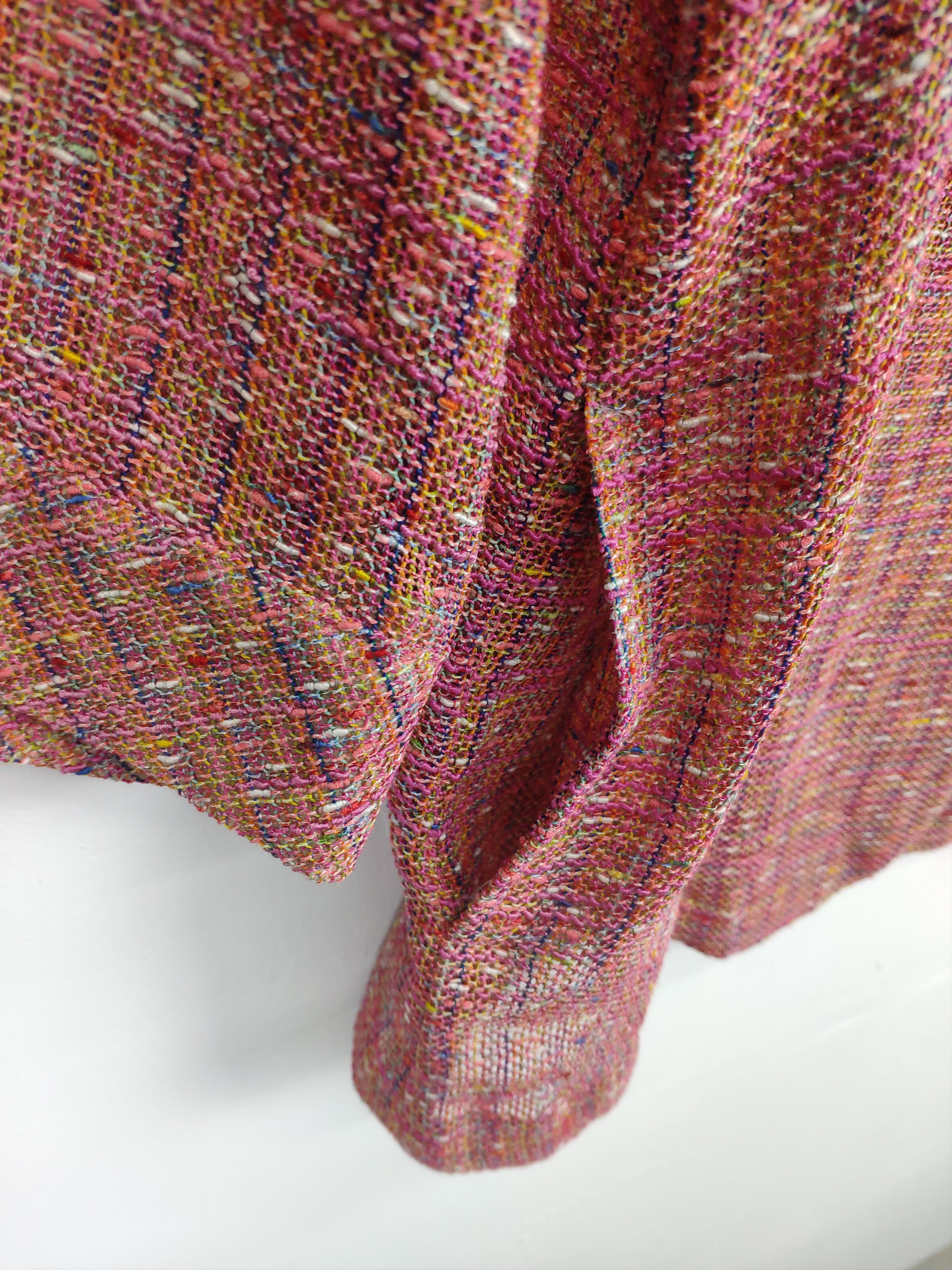 Japanese Brand × Vintage Steal 💥 Vintage Tweed Jacket Summer Women Unbranded Size S / US 4 / IT 40 - 10 Thumbnail