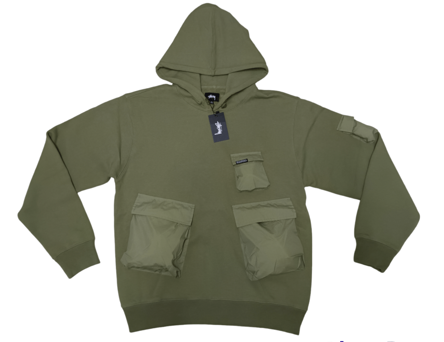 Stussy Stussy Tactical Pocket Cargo Fleece Hoodie Size US L / EU 52-54 / 3 - 1 Thumbnail