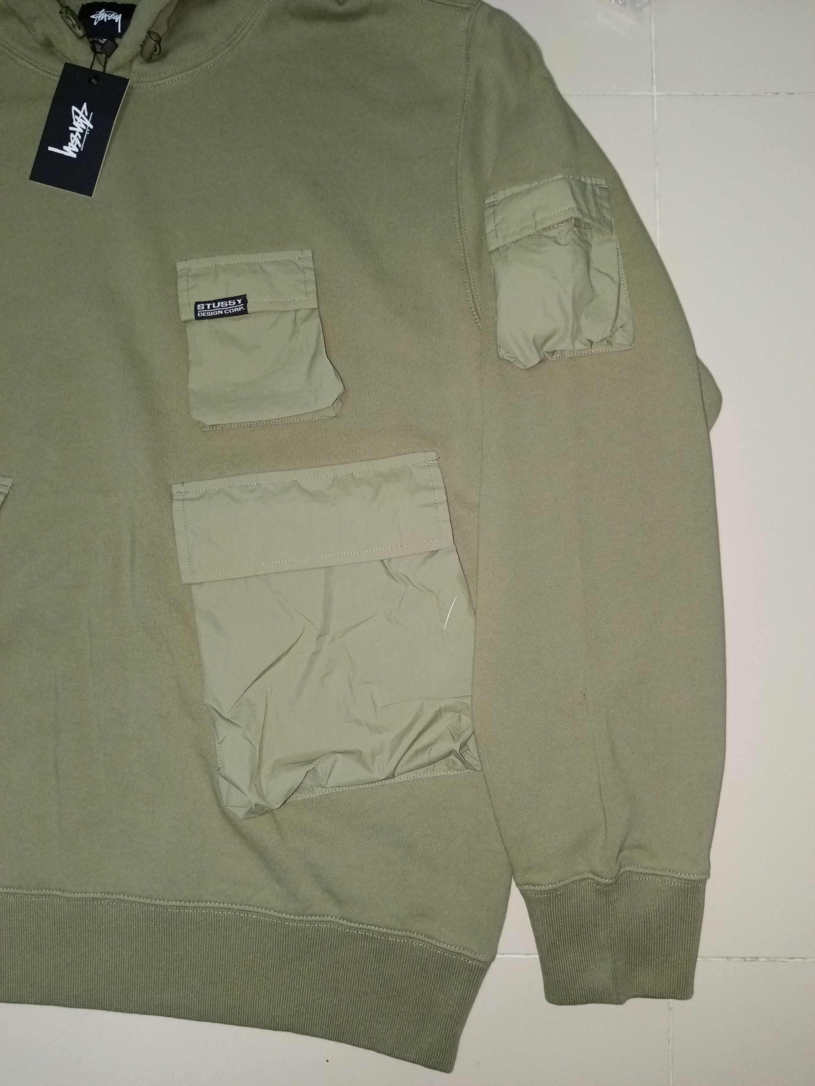 Stussy Stussy Tactical Pocket Cargo Fleece Hoodie Size US L / EU 52-54 / 3 - 4 Thumbnail