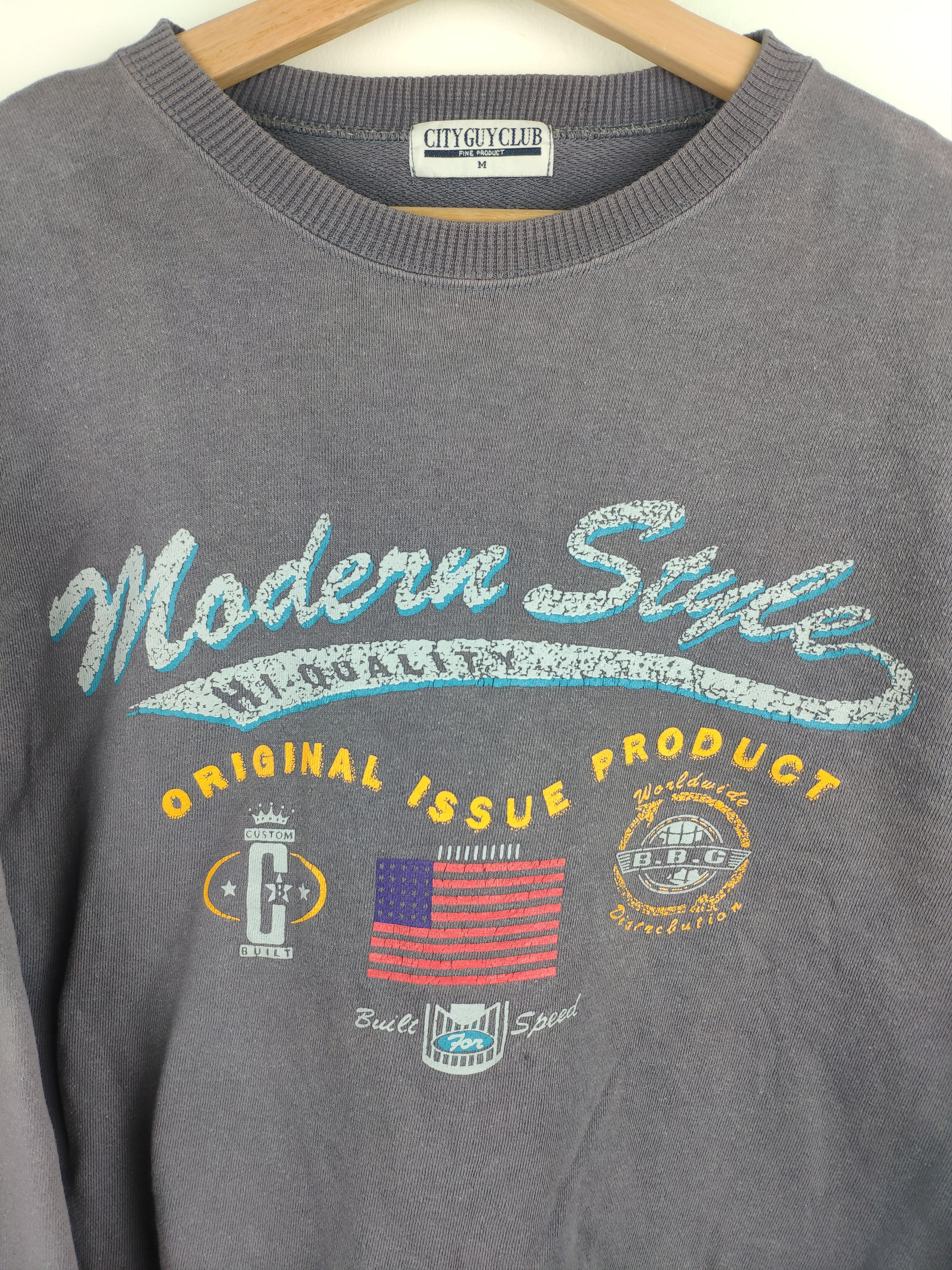 Japanese Brand Vintage Sweatshirt Crewneck Modern Style Faded Size US M / EU 48-50 / 2 - 2 Thumbnail