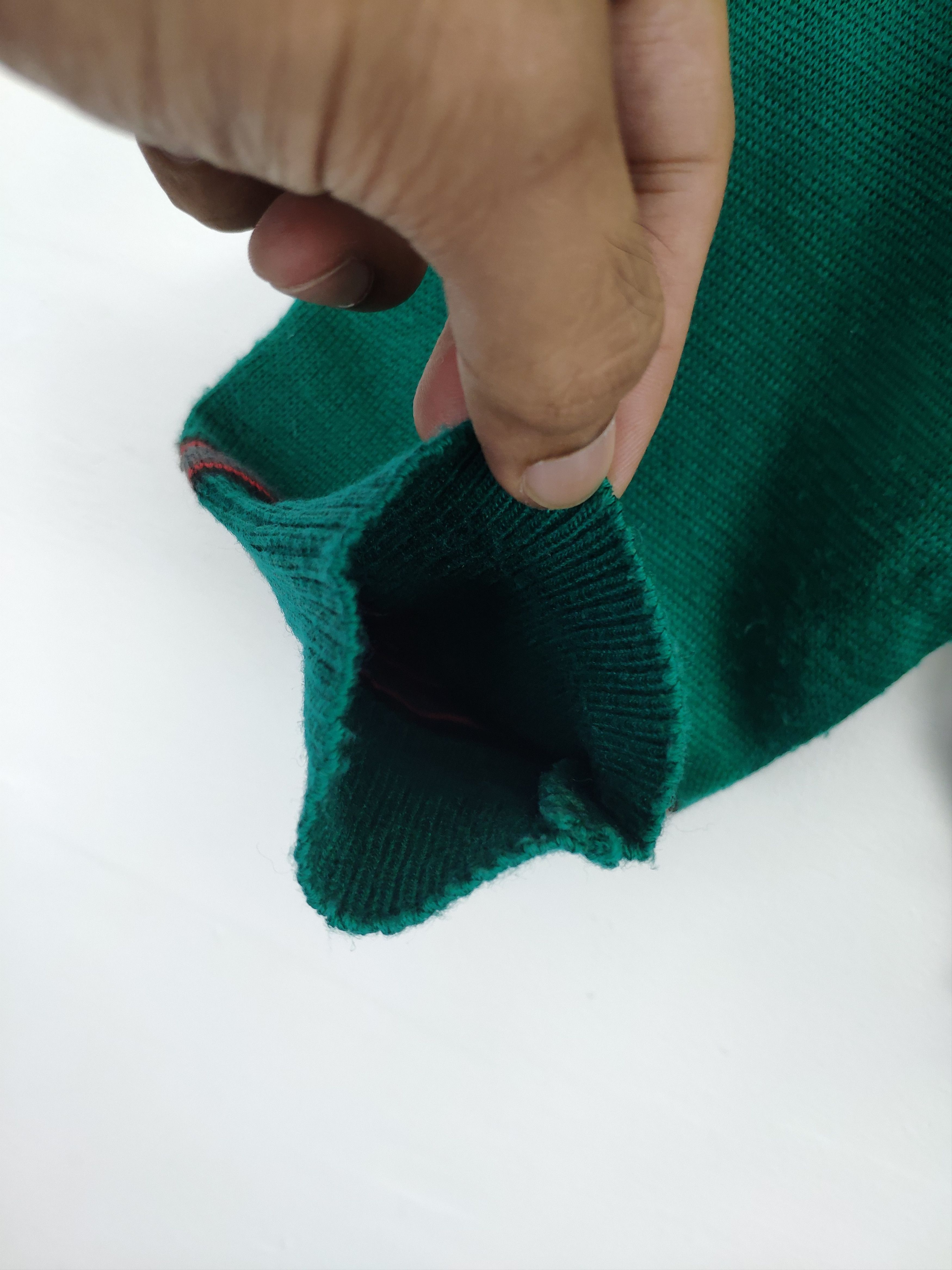 Aran Isles Knitwear × Japanese Brand × Vintage Vintage Kanye West Style Knit Sweater V Neck Size US M / EU 48-50 / 2 - 5 Thumbnail