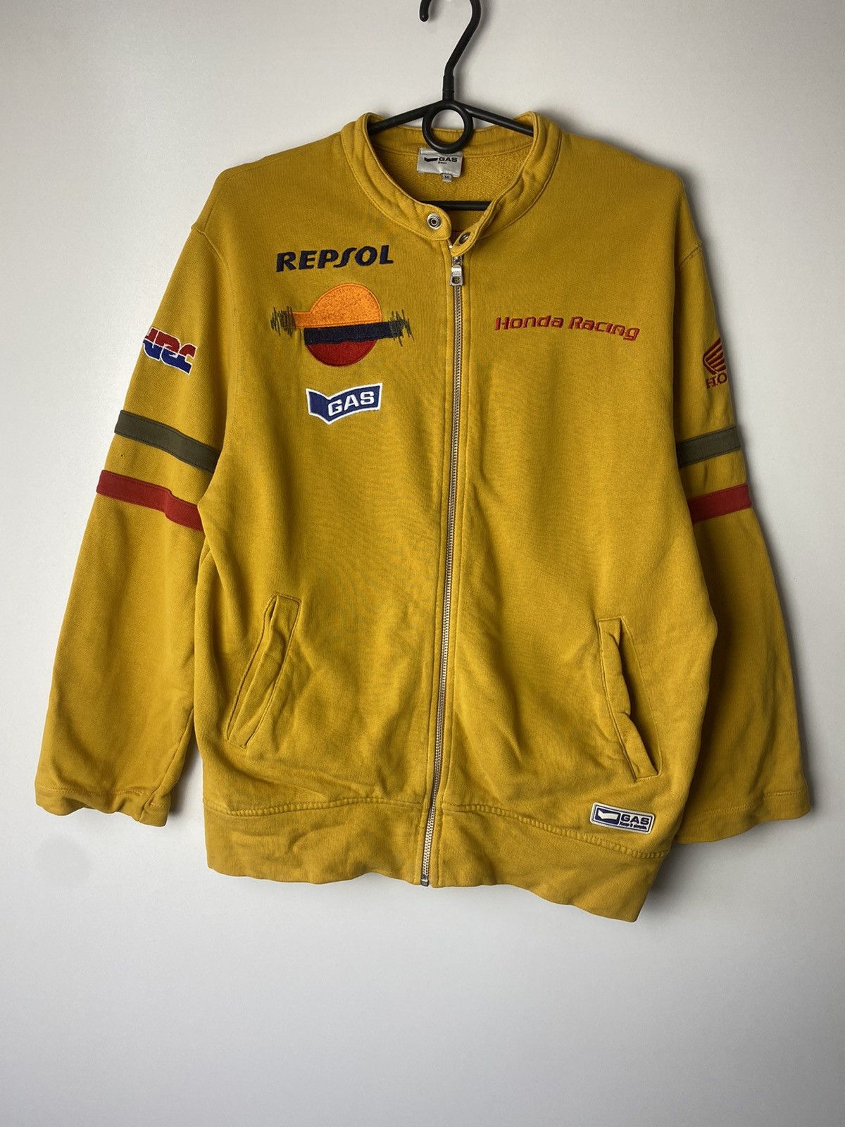 Honda Gas basic Honda racing vintage sweatshirt size M Size US M / EU 48-50 / 2 - 1 Thumbnail