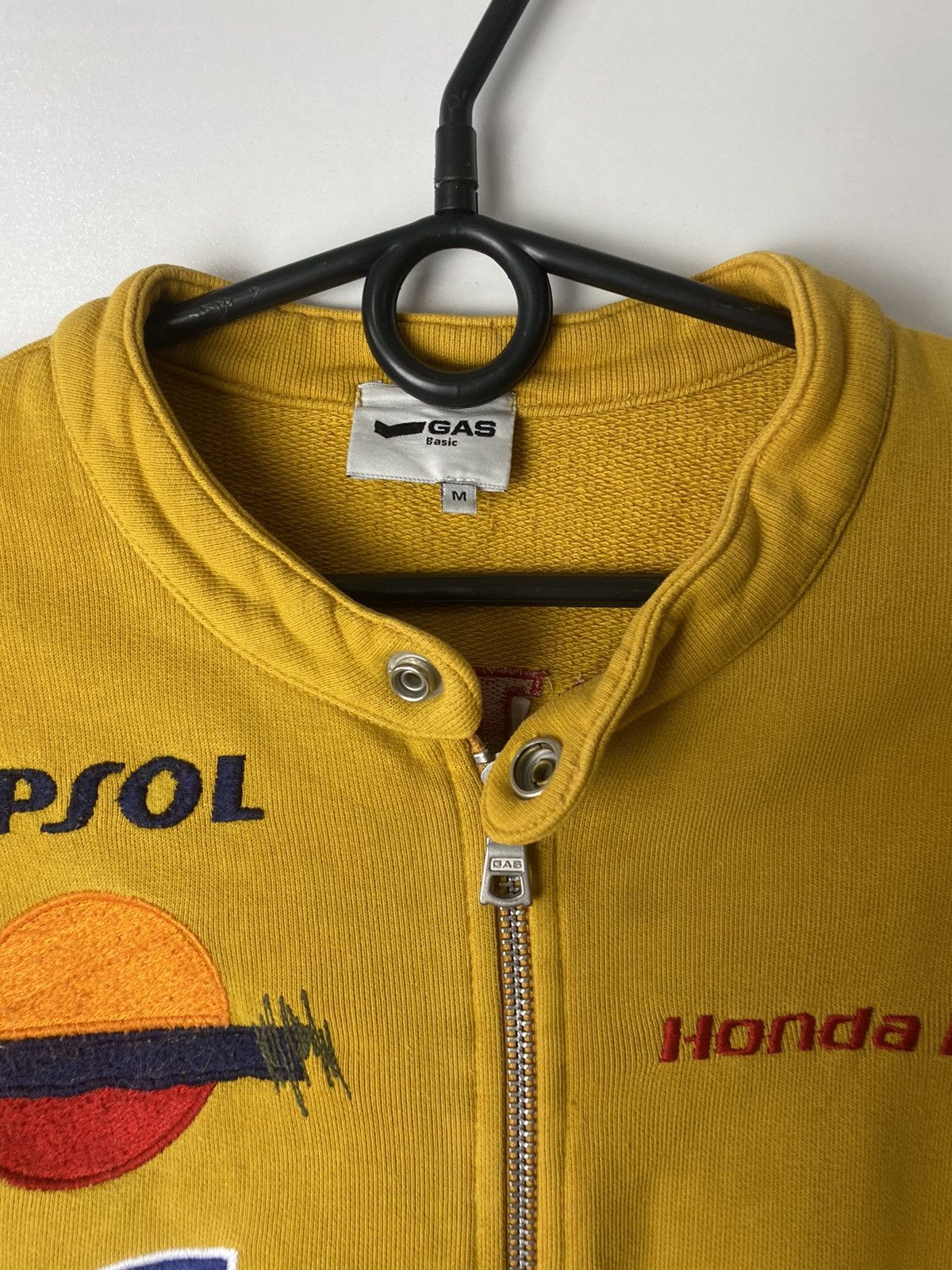 Honda Gas basic Honda racing vintage sweatshirt size M Size US M / EU 48-50 / 2 - 3 Thumbnail