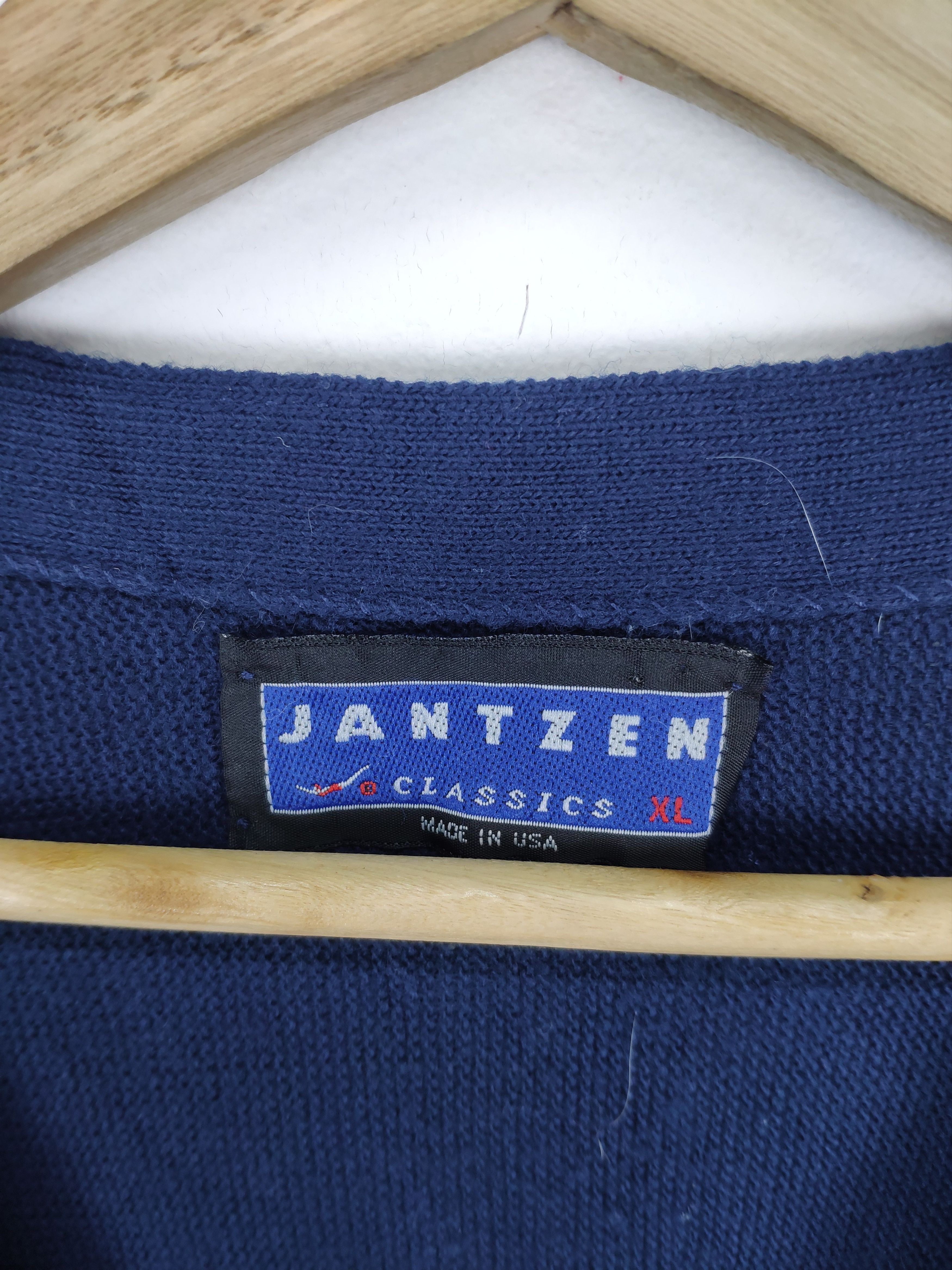 Aran Isles Knitwear × Vintage Vintage Knit Cardigan Sweater JANTZEN Made In USA Size US L / EU 52-54 / 3 - 10 Thumbnail
