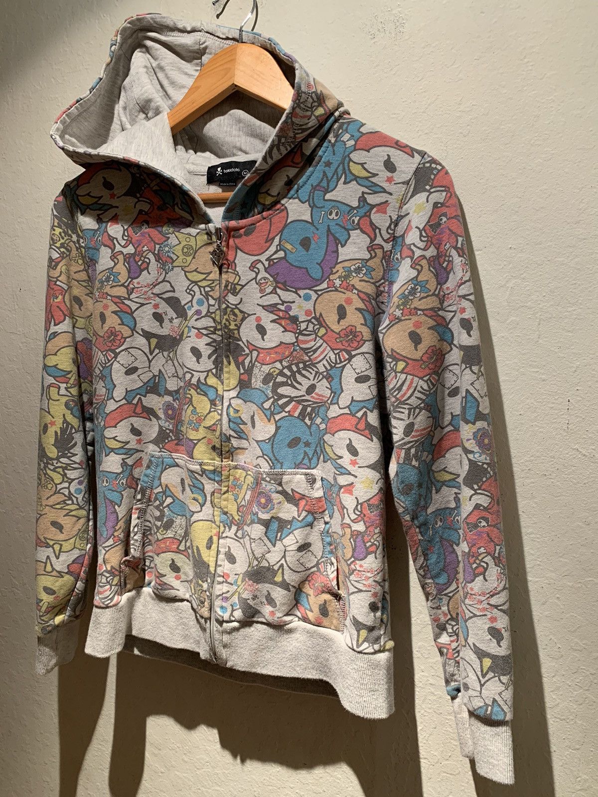 Vintage × tokidoki *RARE* Vintage TokiDoki All Over Print AOP Zip Up Hoodie - M Size M / US 6-8 / IT 42-44 - 1 Thumbnail