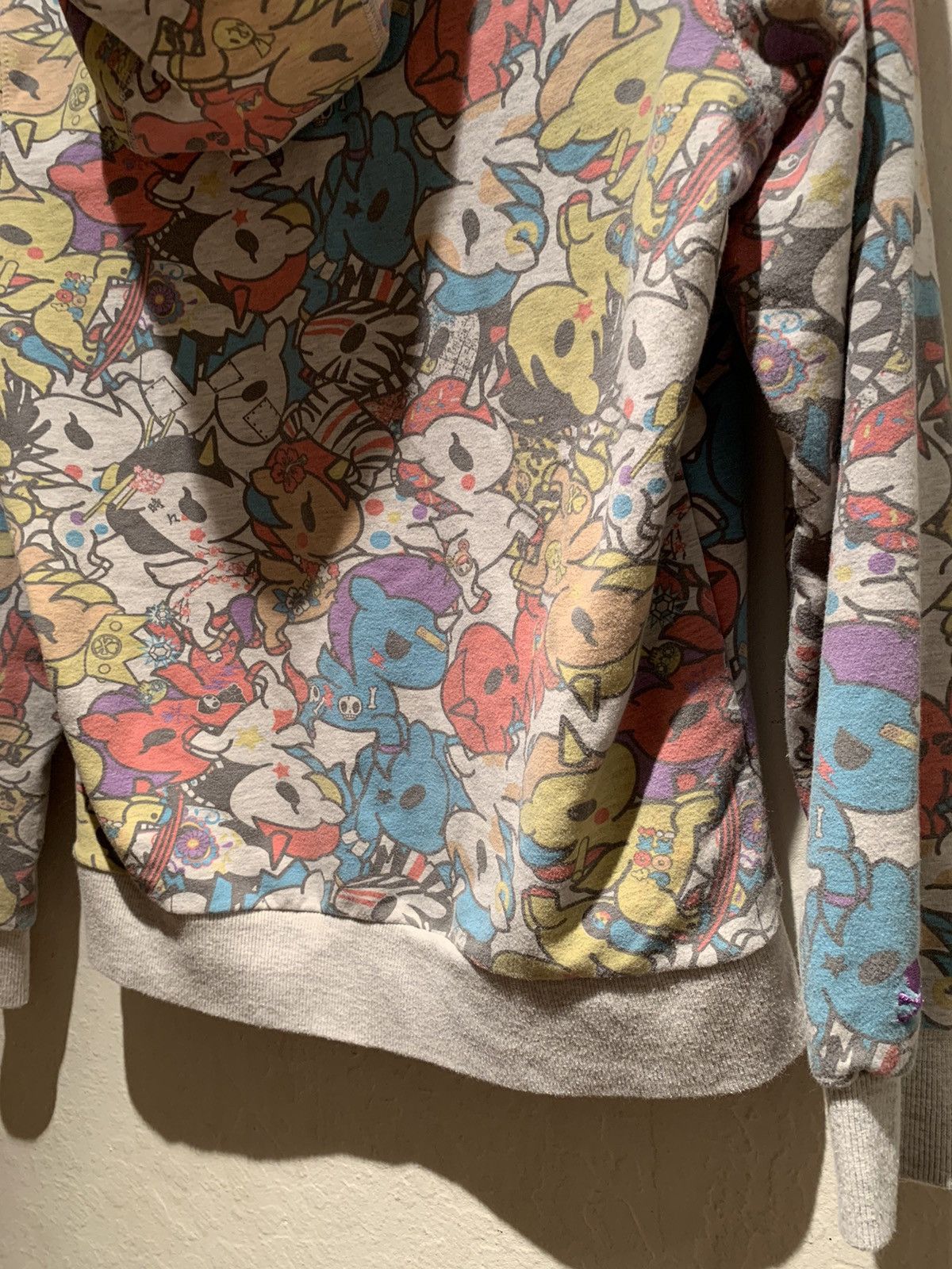 Vintage × tokidoki *RARE* Vintage TokiDoki All Over Print AOP Zip Up Hoodie - M Size M / US 6-8 / IT 42-44 - 7 Thumbnail