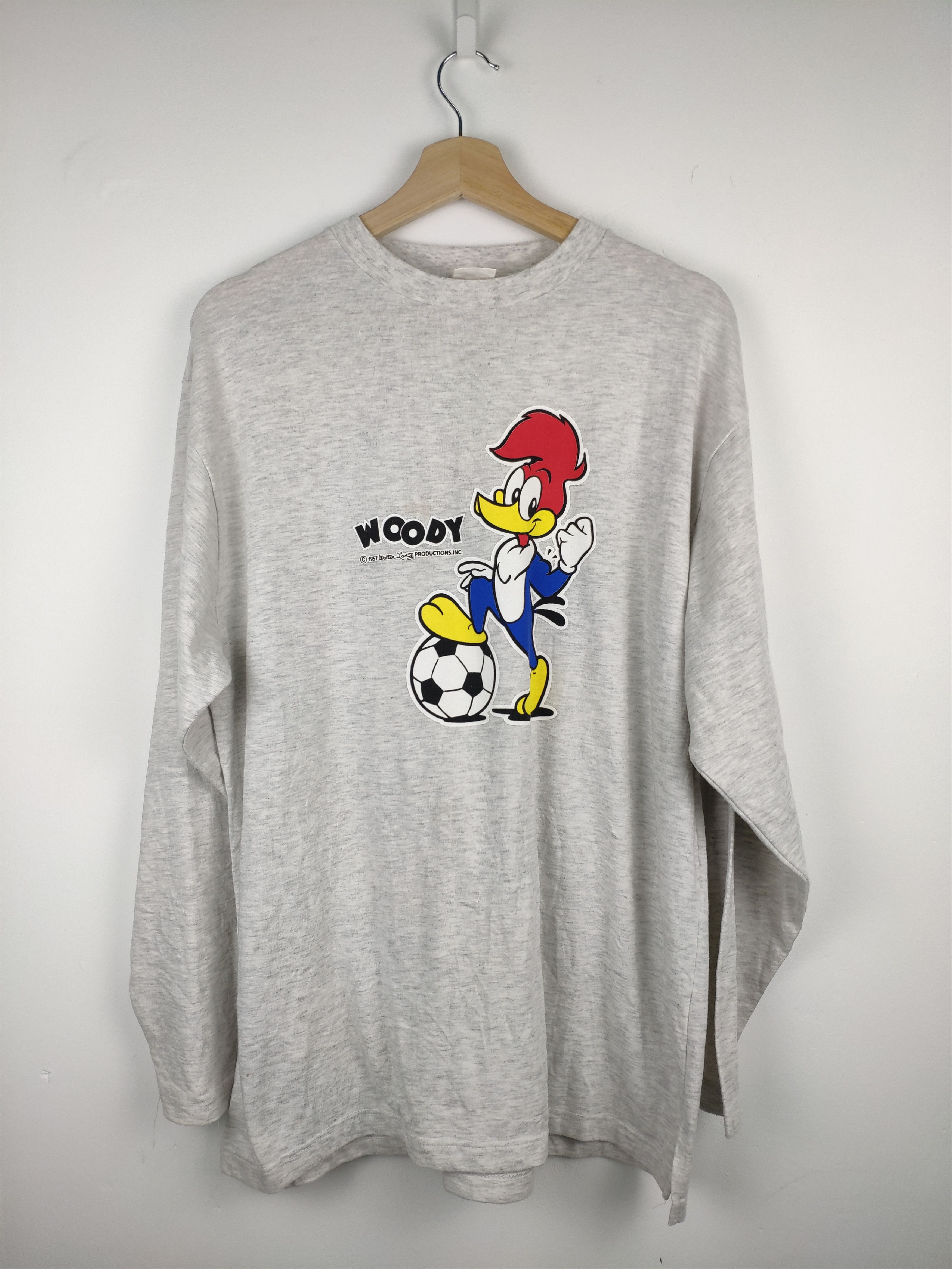 Cartoon Network × Japanese Brand × Vintage Steal 💥 Vintage Woody Woodpecker Long Sleeve T Shirt Size US M / EU 48-50 / 2 - 1 Thumbnail