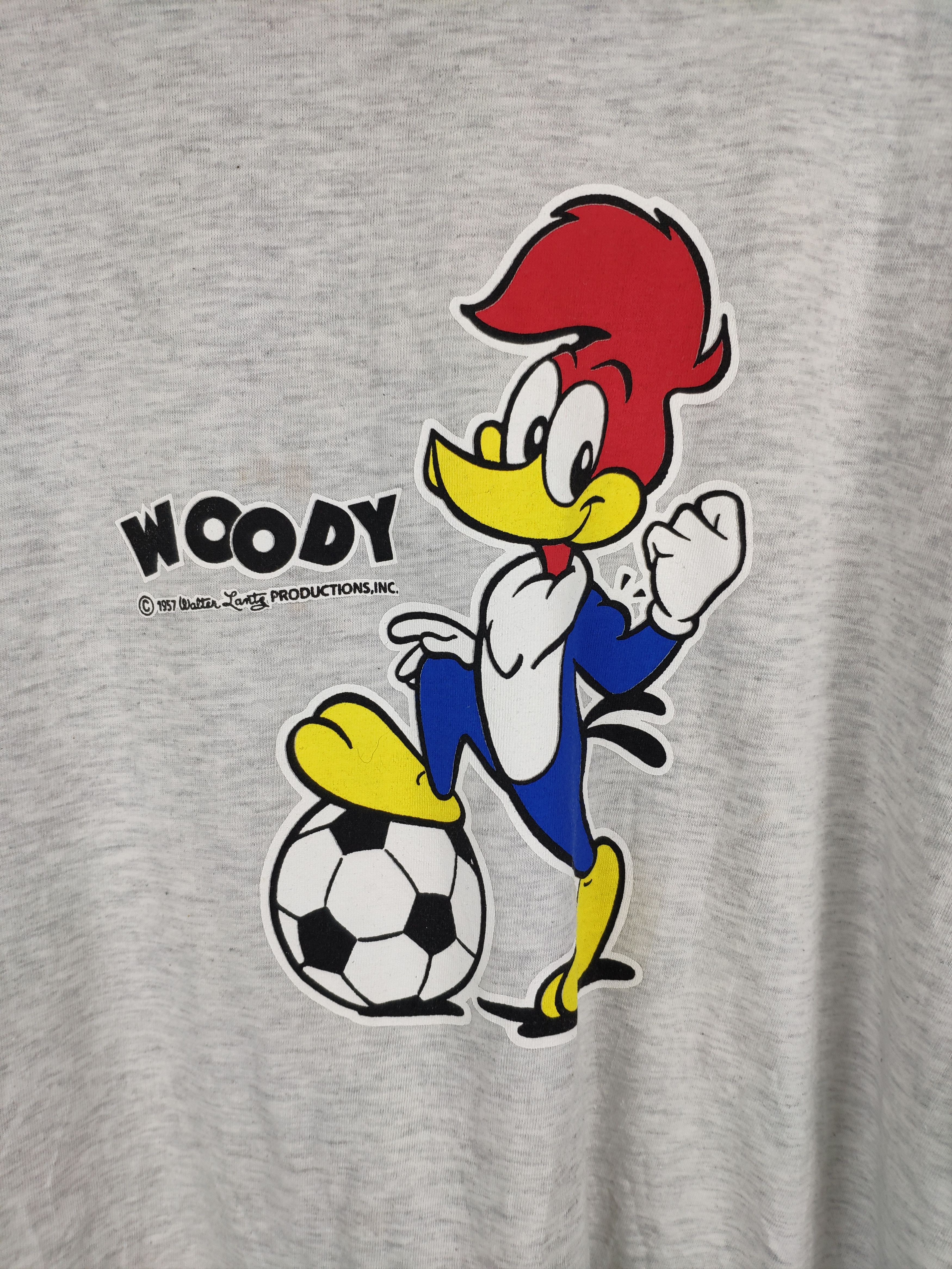 Cartoon Network × Japanese Brand × Vintage Steal 💥 Vintage Woody Woodpecker Long Sleeve T Shirt Size US M / EU 48-50 / 2 - 3 Thumbnail