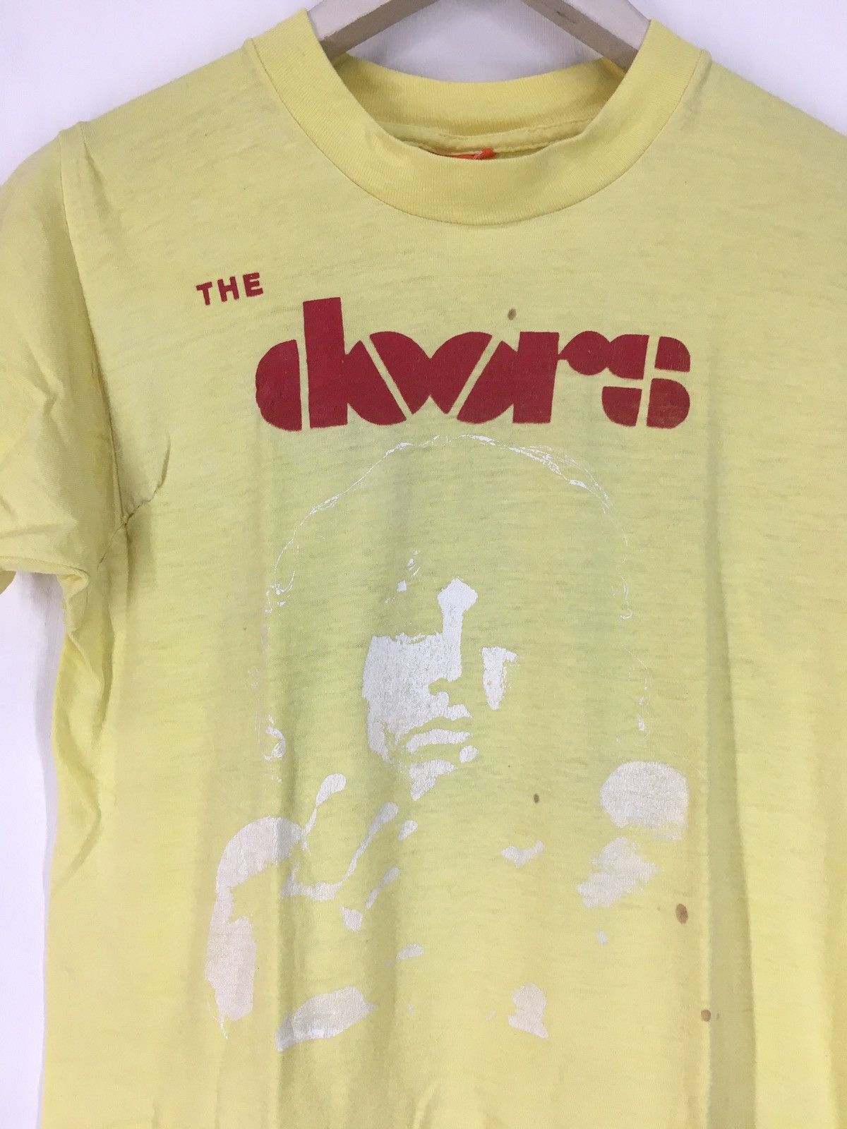 Band Tees Vintage 80s The Doors band distressed t shirt Size US S / EU 44-46 / 1 - 3 Thumbnail