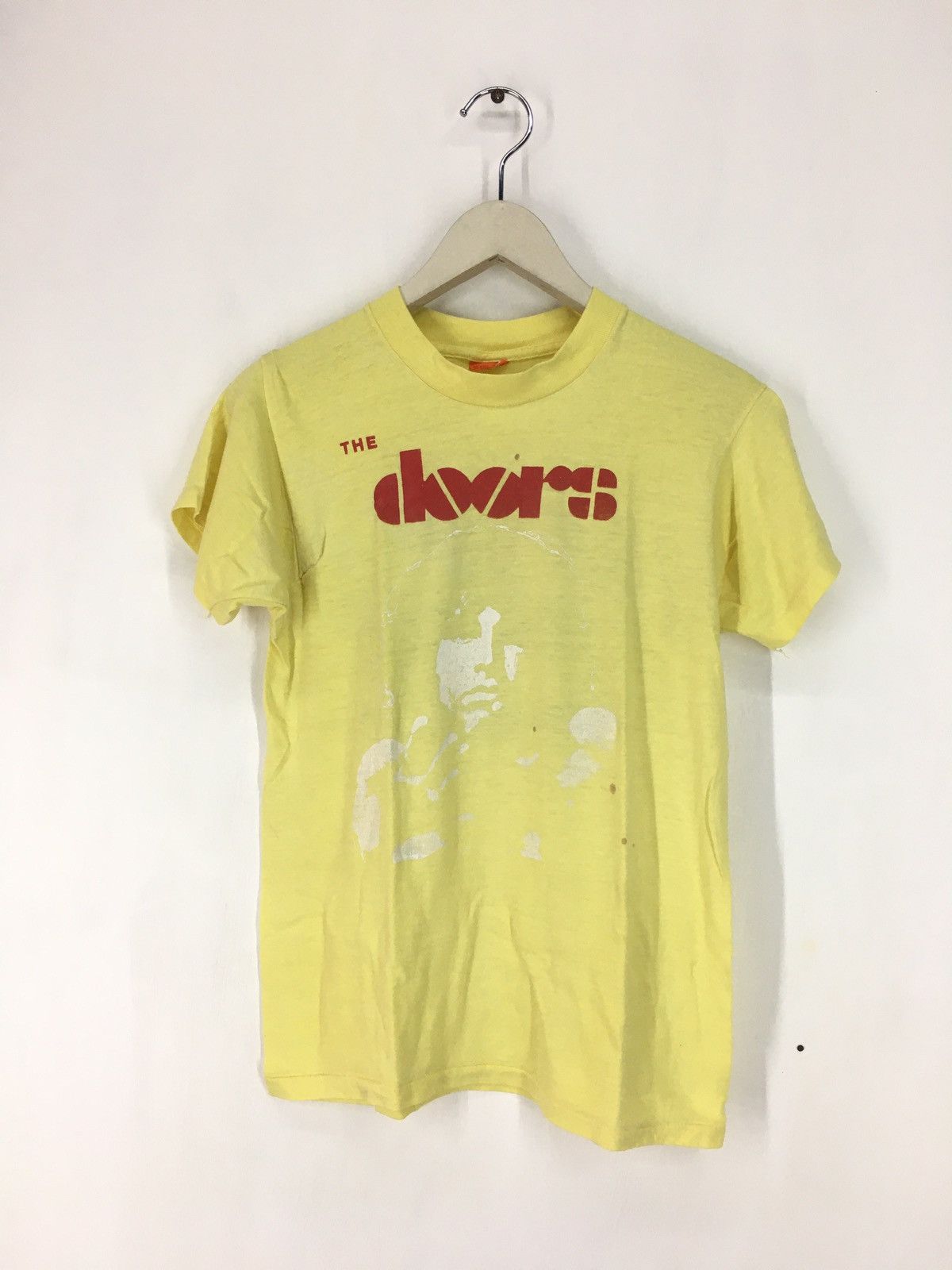 Band Tees Vintage 80s The Doors band distressed t shirt Size US S / EU 44-46 / 1 - 1 Thumbnail