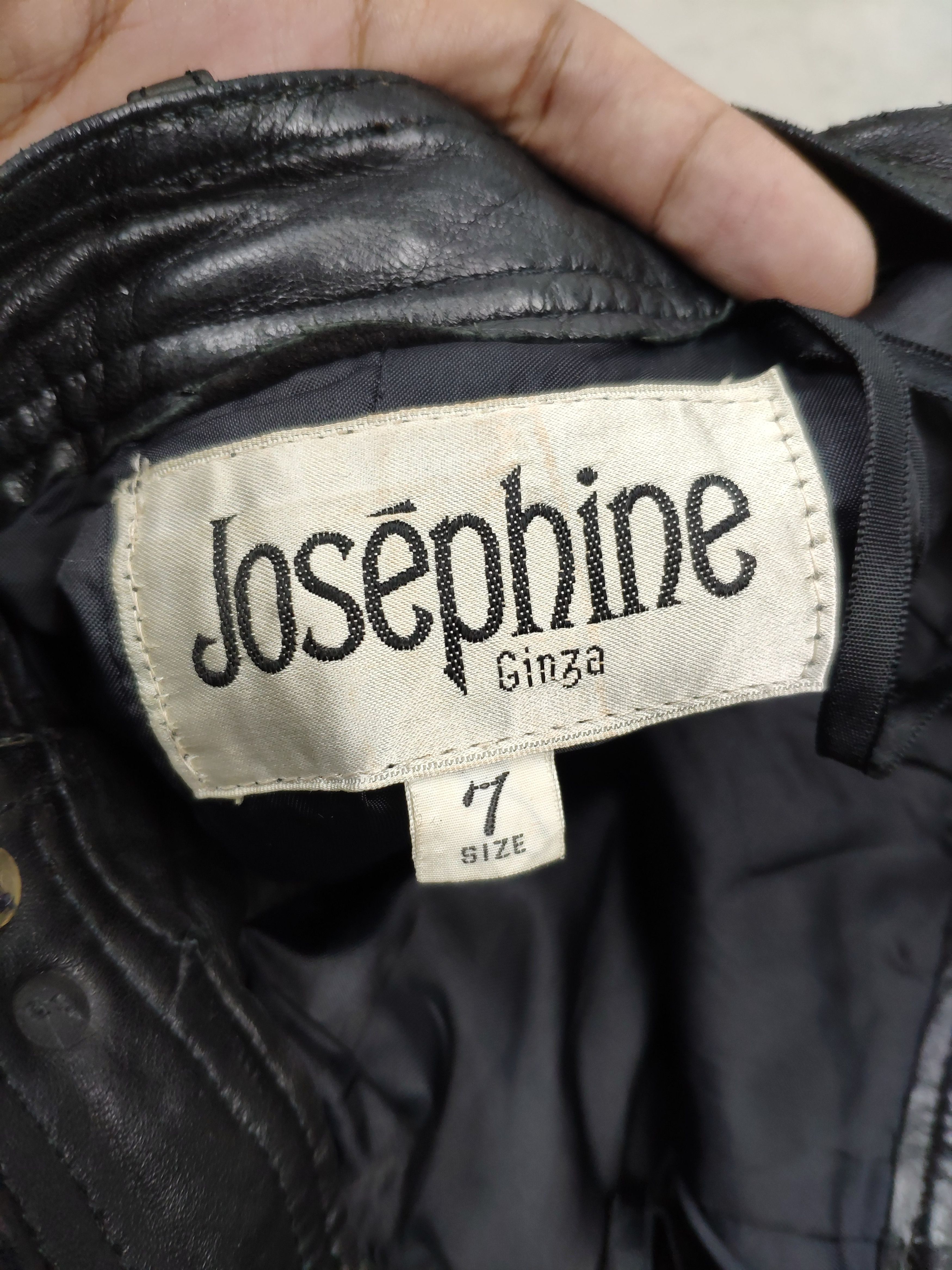 Genuine Leather × Japanese Brand × Vintage Vintage Leather Pants Josephine Size 23" - 9 Thumbnail