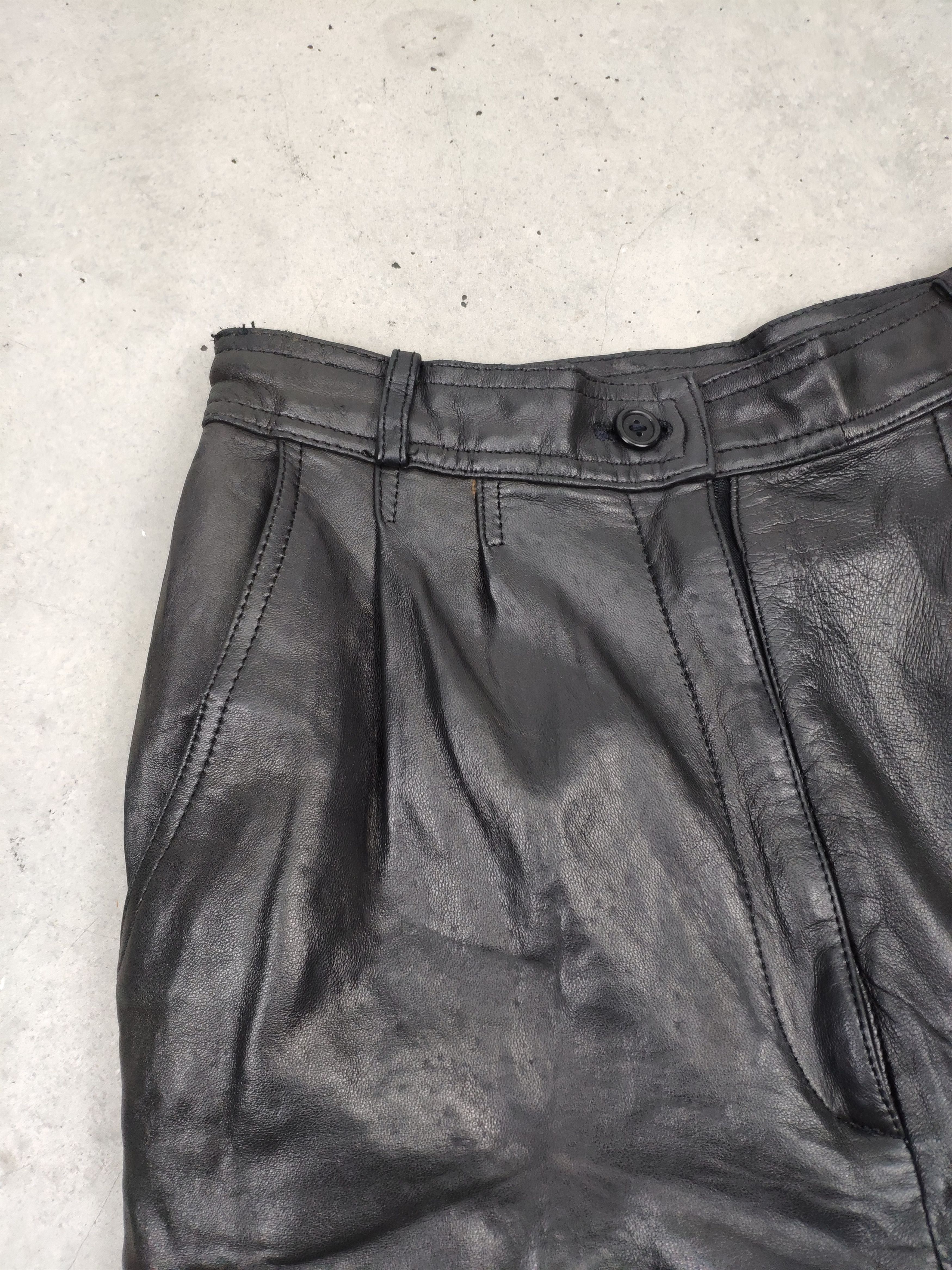 Genuine Leather × Japanese Brand × Vintage Vintage Leather Pants Josephine Size 23" - 4 Thumbnail