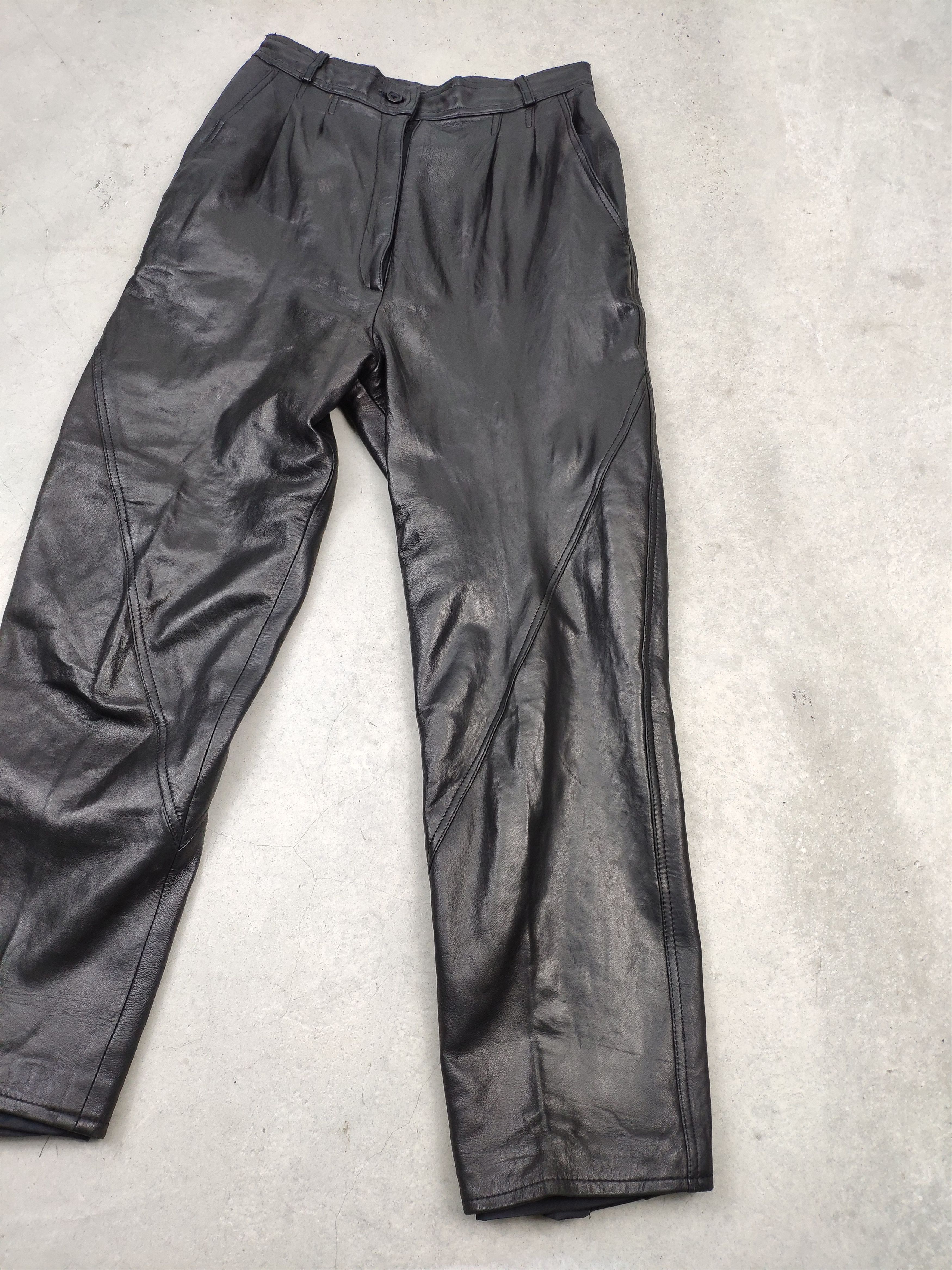 Genuine Leather × Japanese Brand × Vintage Vintage Leather Pants Josephine Size 23" - 2 Thumbnail