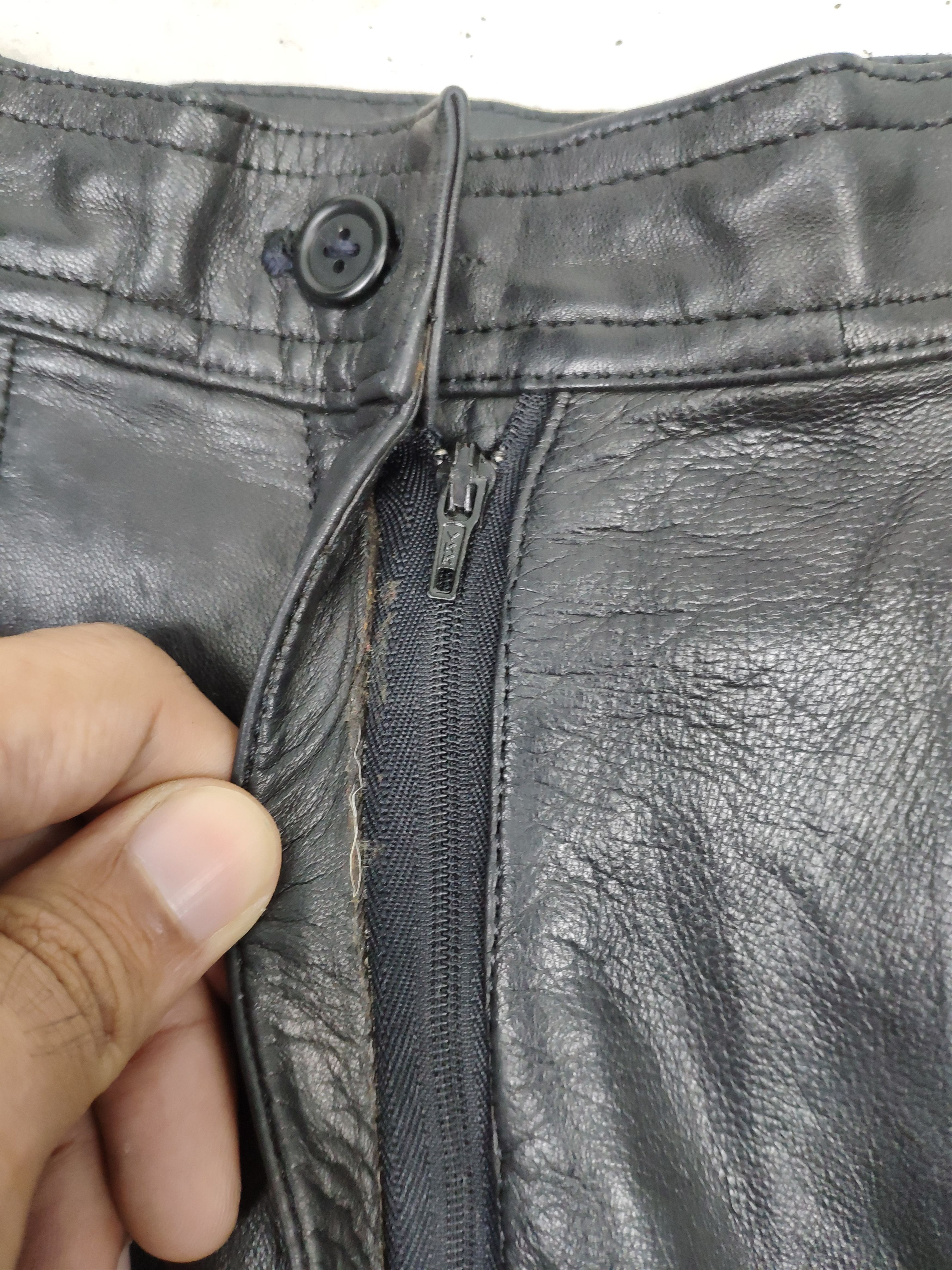 Genuine Leather × Japanese Brand × Vintage Vintage Leather Pants Josephine Size 23" - 8 Thumbnail