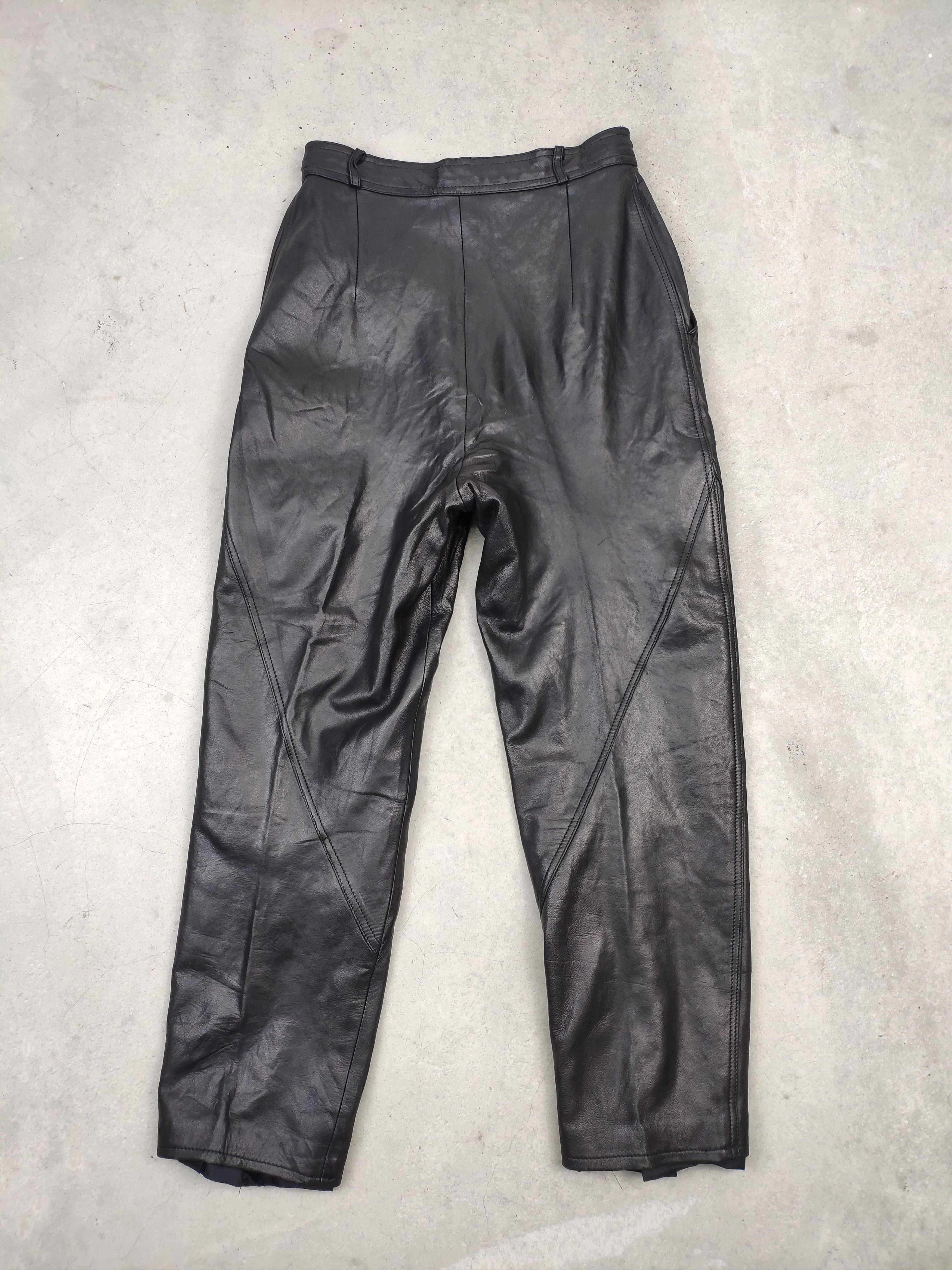 Genuine Leather × Japanese Brand × Vintage Vintage Leather Pants Josephine Size 23" - 15 Thumbnail