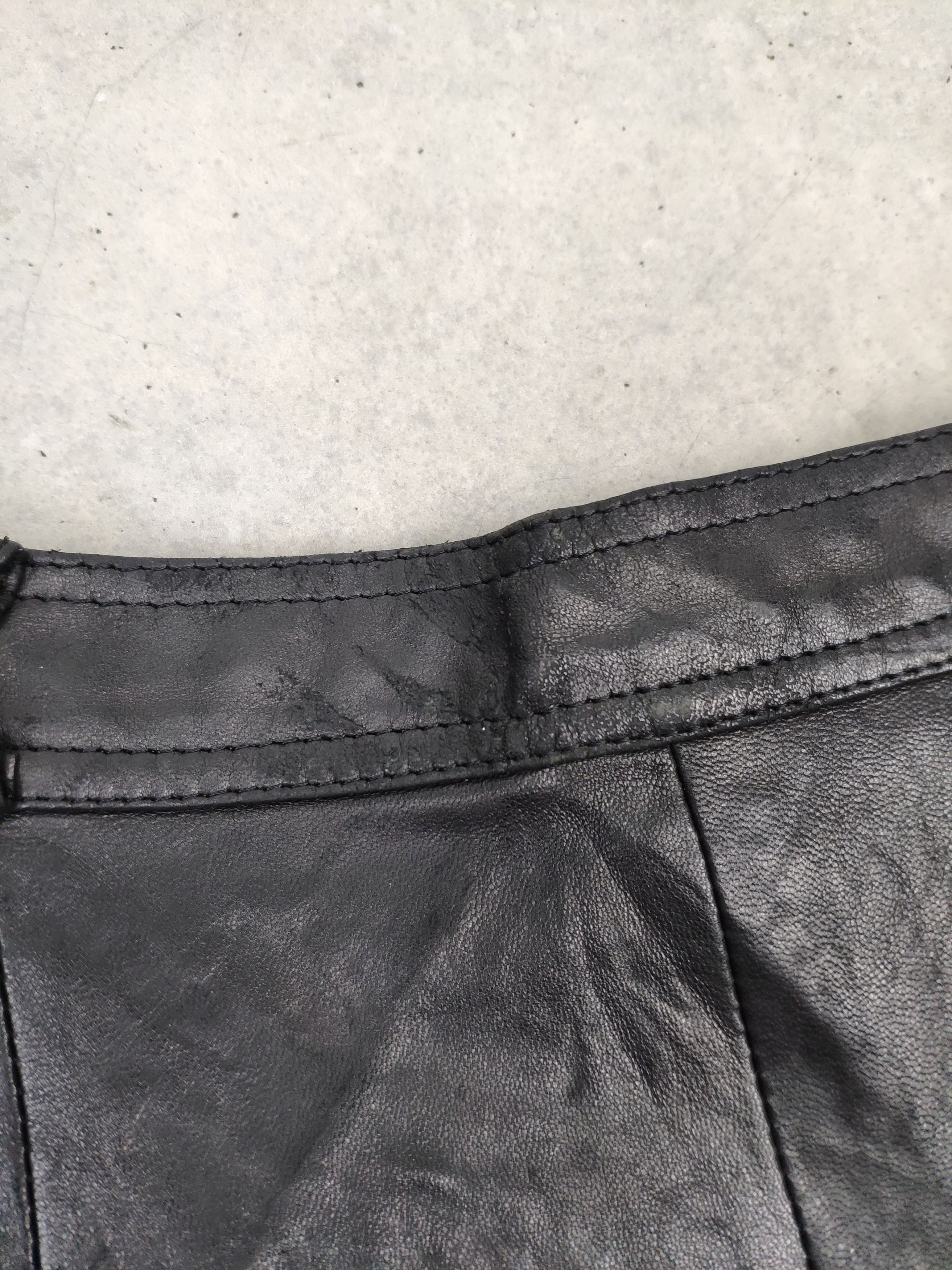 Genuine Leather × Japanese Brand × Vintage Vintage Leather Pants Josephine Size 23" - 13 Thumbnail