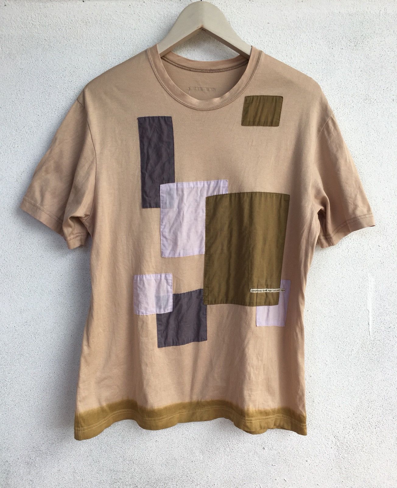 image of Issey Miyake Hai Sporting Gear Patchwork Design in Brown, Men's (Size Medium)