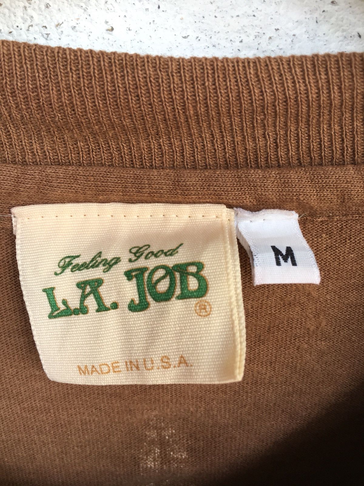 Vintage Vintage 90s L.A. Job streetwear T Shirt Size US M / EU 48-50 / 2 - 6 Thumbnail