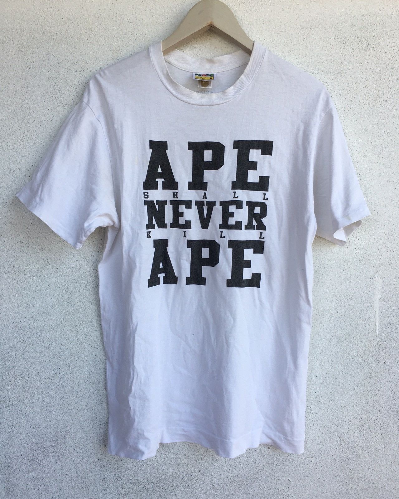 Bape Vintage Ape Shall Never Kill Ape A Bathing Ape T Shirt Size US M / EU 48-50 / 2 - 1 Thumbnail