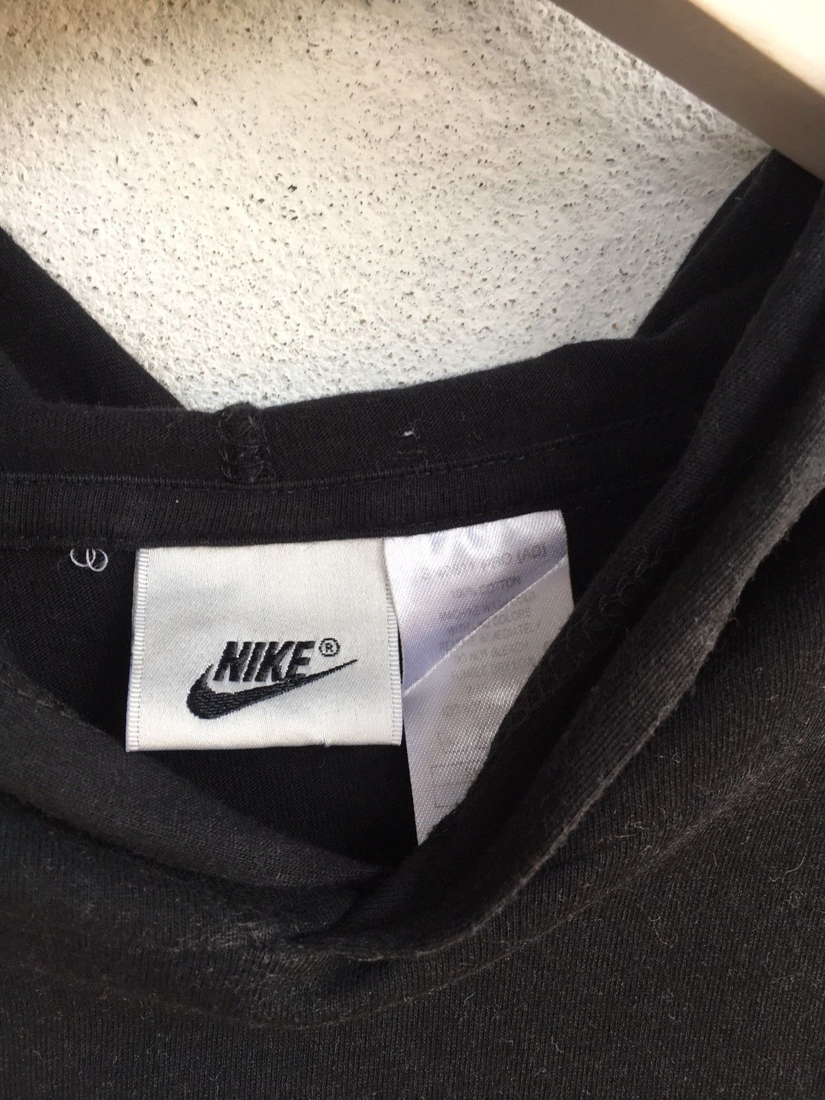 Nike Vintage Nike Air Overprint 90s T Shirt With Hooded Size US M / EU 48-50 / 2 - 5 Thumbnail
