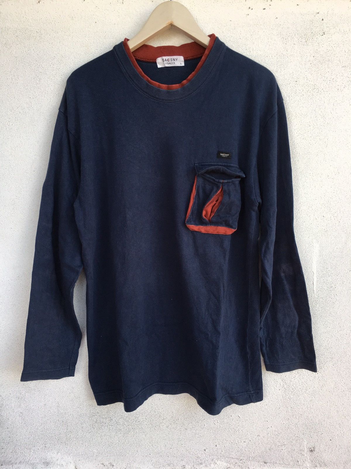 Yohji Yamamoto SACCSNY Y’SACCS Long sleeve Pocket Shirt Size US L / EU 52-54 / 3 - 1 Thumbnail