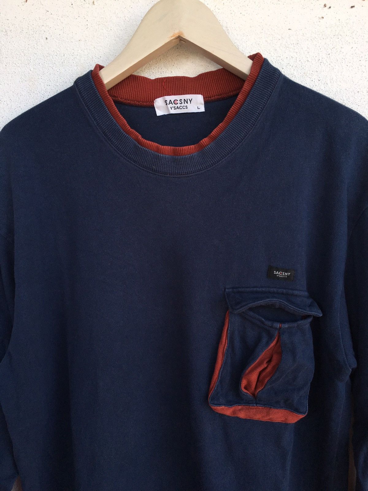 Yohji Yamamoto SACCSNY Y’SACCS Long sleeve Pocket Shirt Size US L / EU 52-54 / 3 - 3 Thumbnail