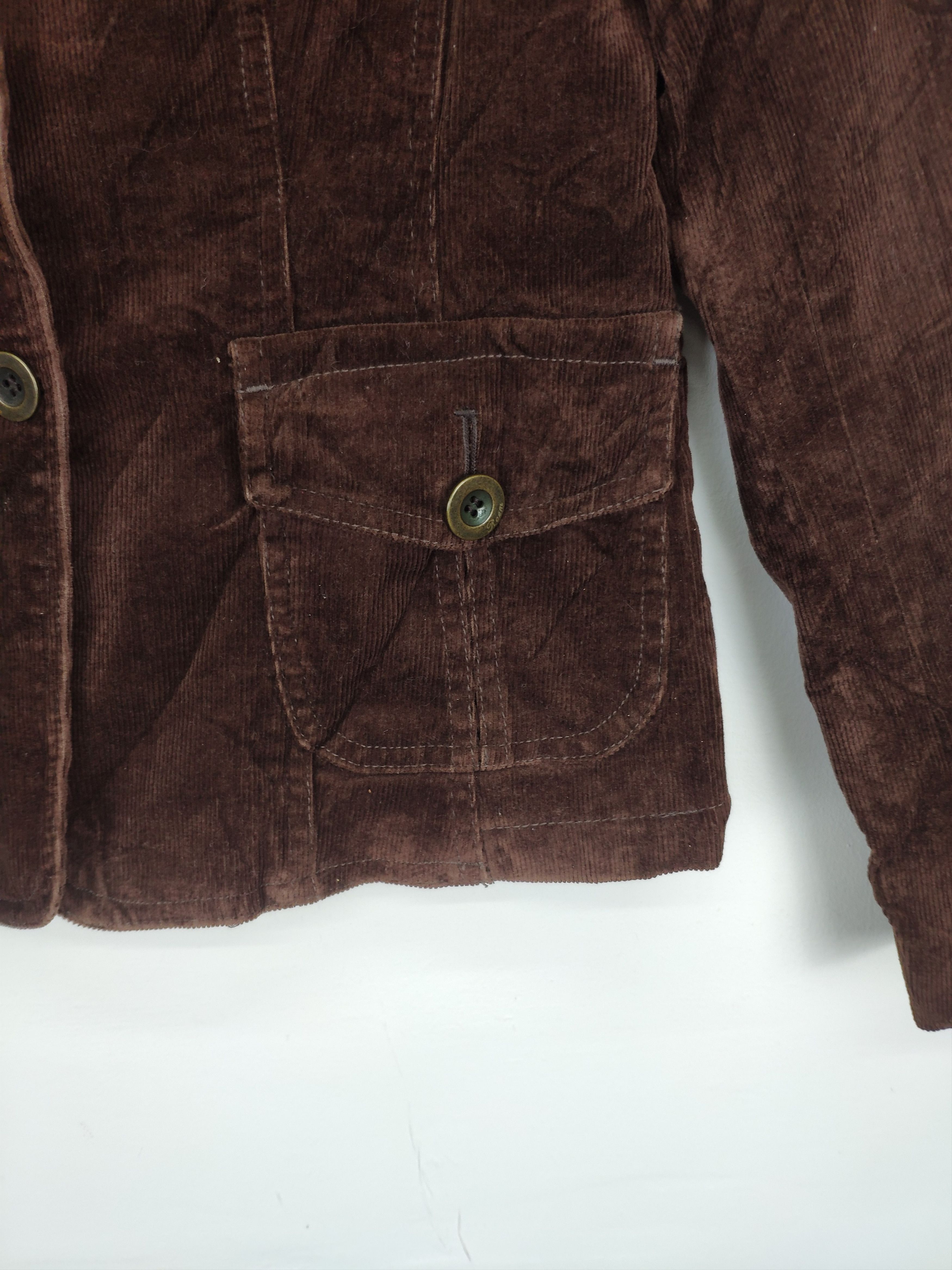 Le Grande Bleu (L.G.B.) × Vintage Vintage Corduroy Blazer Travis Style by ROEM Size XS / US 0-2 / IT 36-38 - 7 Thumbnail