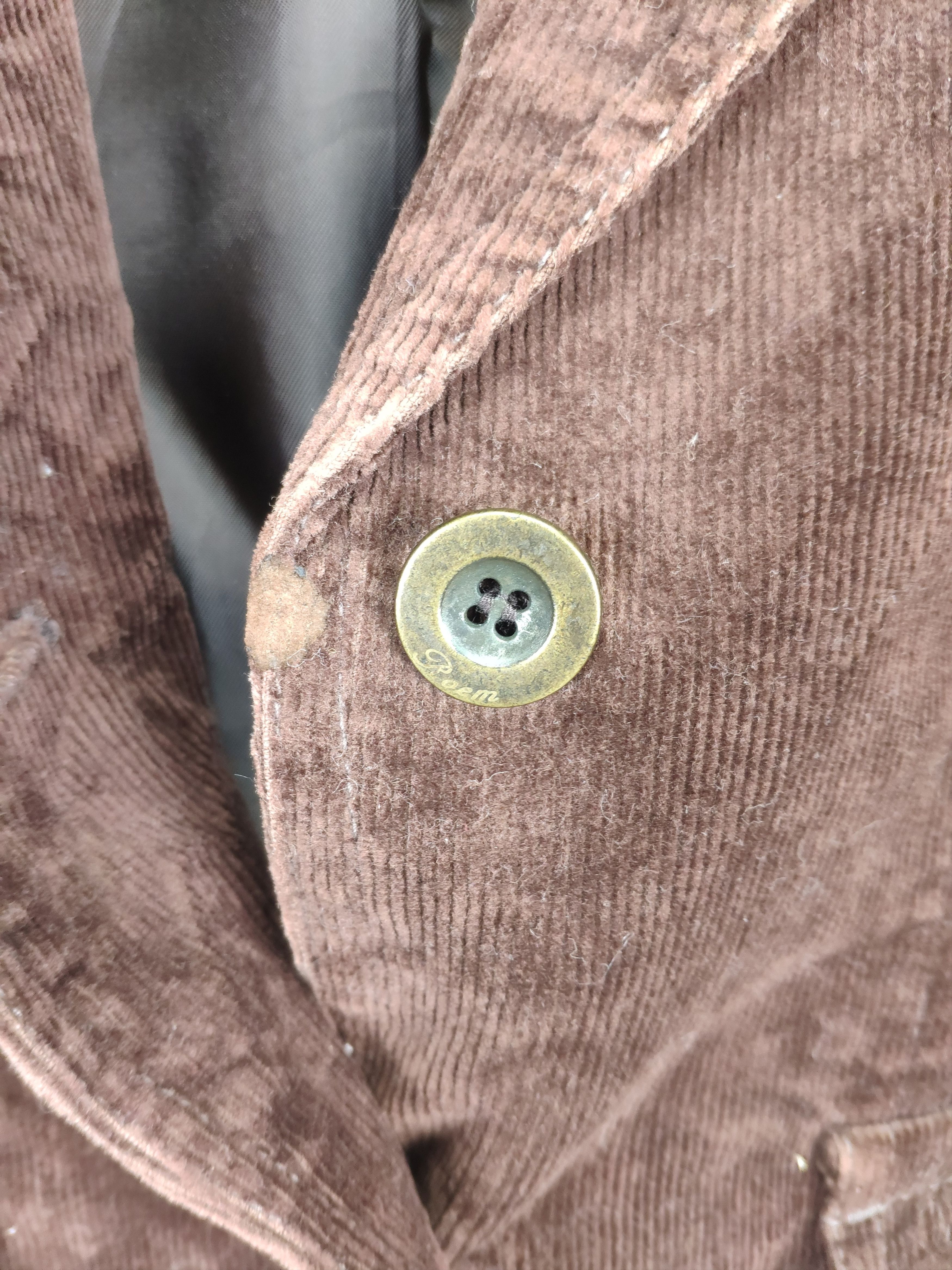 Le Grande Bleu (L.G.B.) × Vintage Vintage Corduroy Blazer Travis Style by ROEM Size XS / US 0-2 / IT 36-38 - 10 Thumbnail