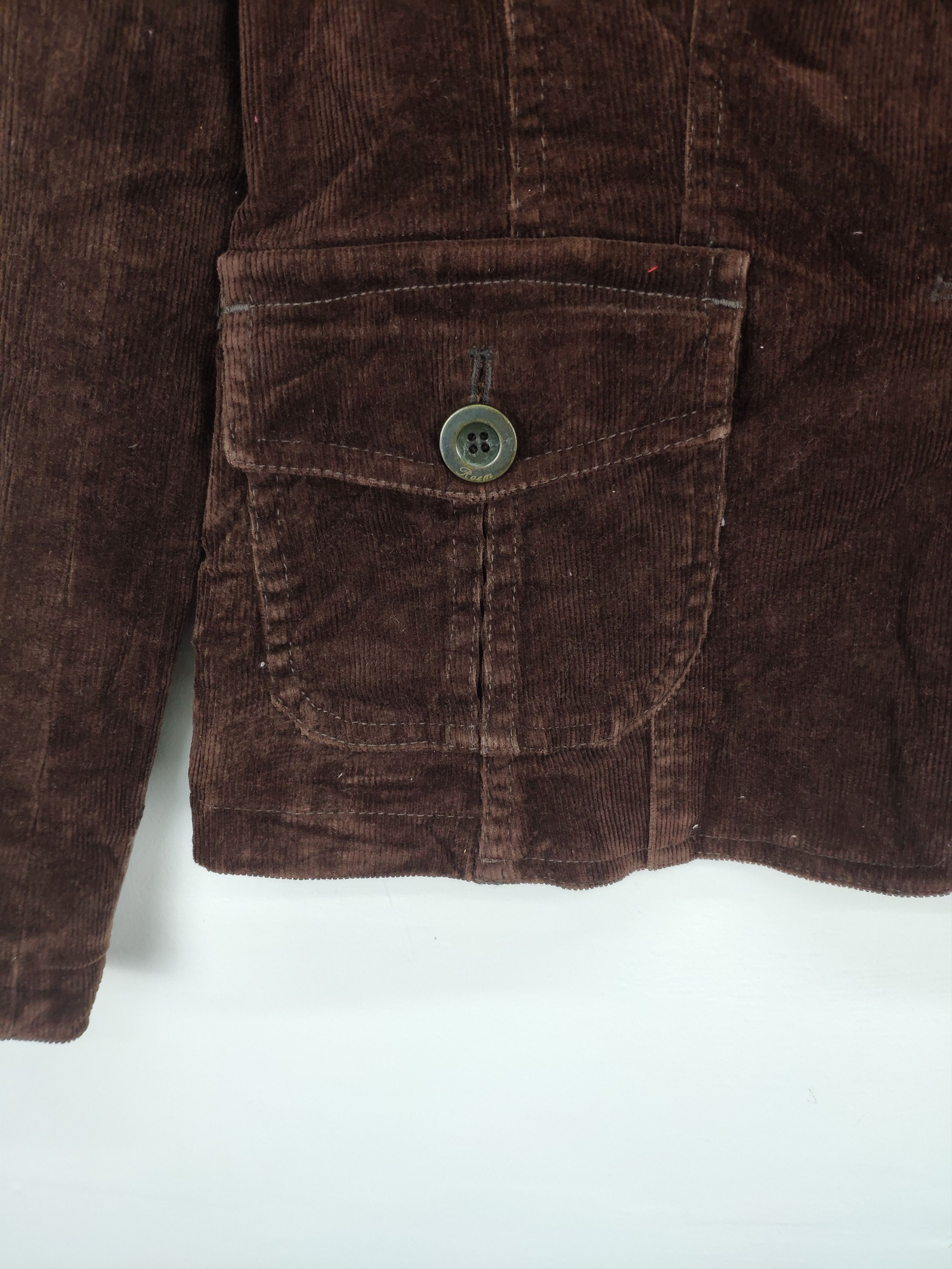 Le Grande Bleu (L.G.B.) × Vintage Vintage Corduroy Blazer Travis Style by ROEM Size XS / US 0-2 / IT 36-38 - 6 Thumbnail