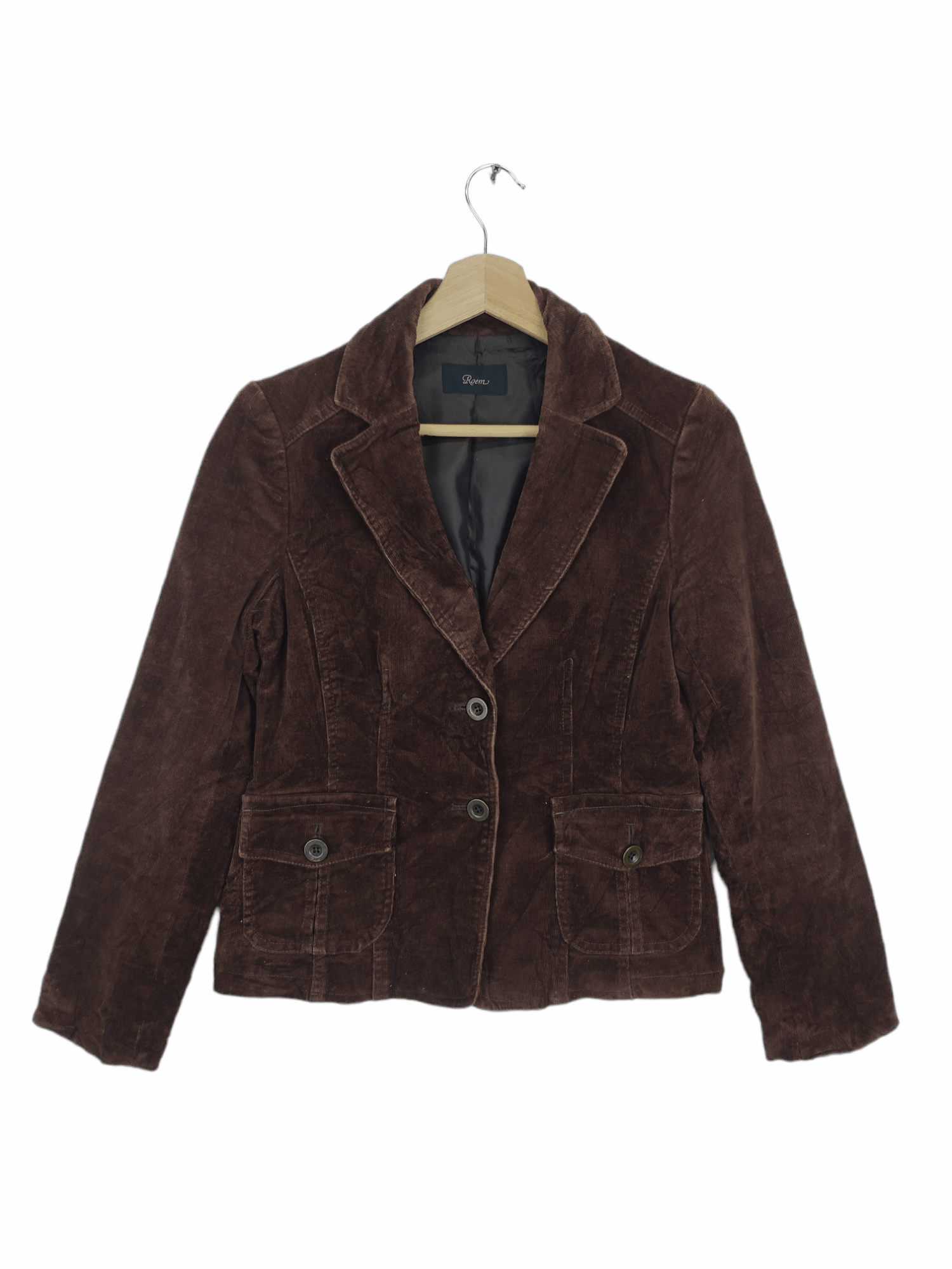 Le Grande Bleu (L.G.B.) × Vintage Vintage Corduroy Blazer Travis Style by ROEM Size XS / US 0-2 / IT 36-38 - 1 Thumbnail
