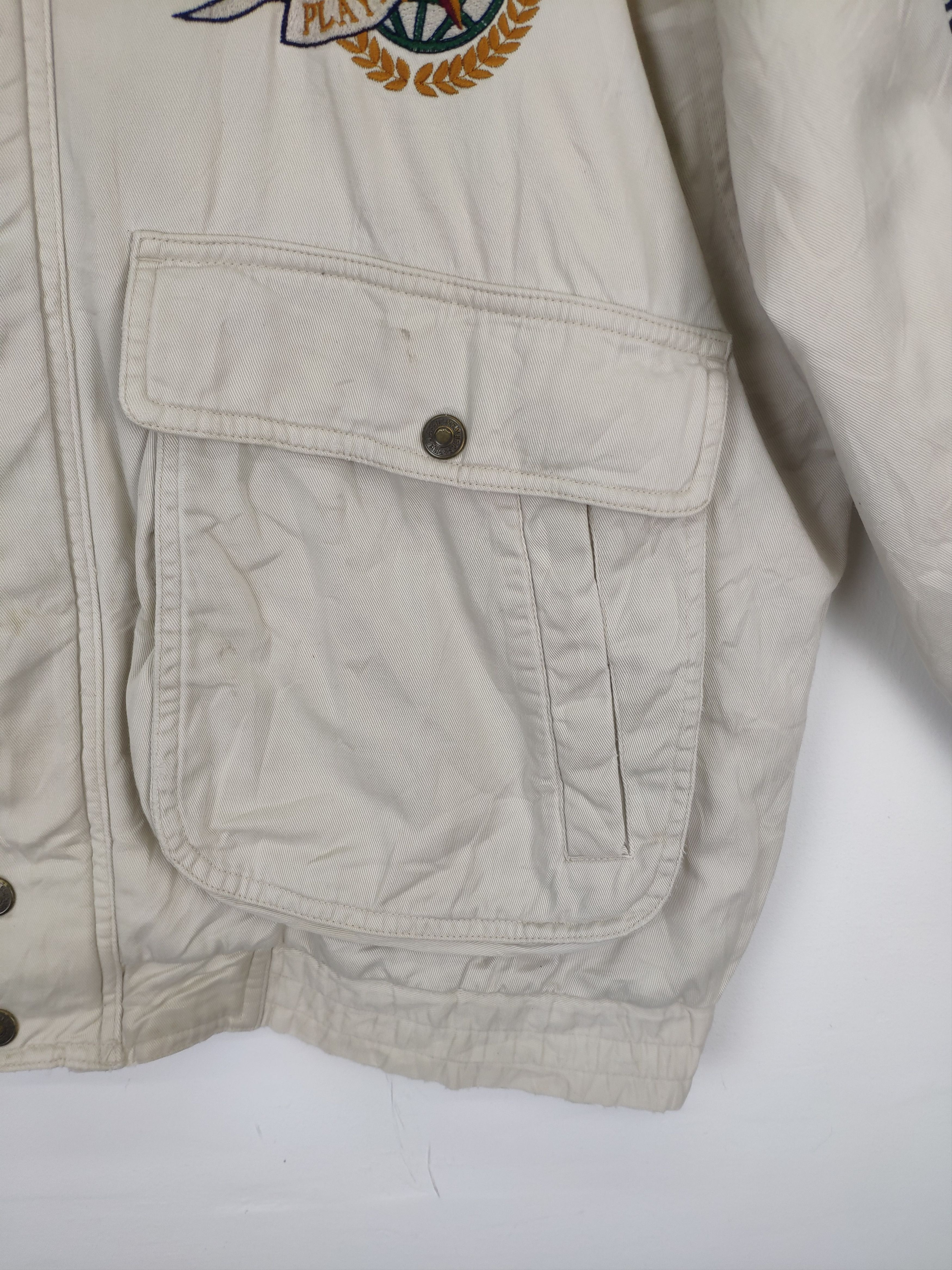 Japanese Brand × Vintage Vintage Bomber Style Jacket Lining Quilted SWOOPLEX Size US XL / EU 56 / 4 - 8 Thumbnail