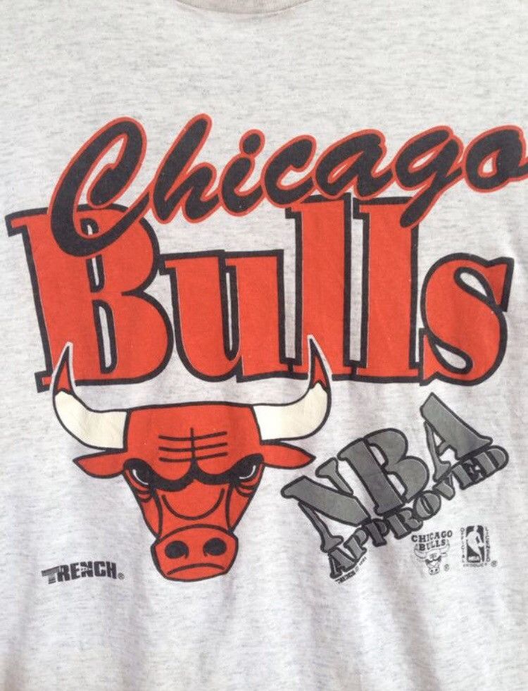 NBA Vintage 90s Chicago Bulls NBA t shirt Size US L / EU 52-54 / 3 - 3 Thumbnail