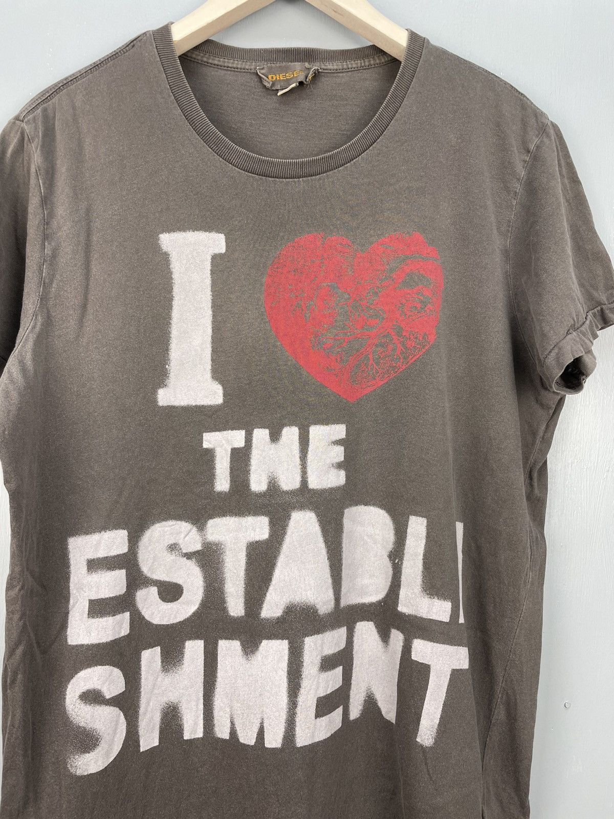 Diesel Diesel I Love The Establishment t shirt Size US L / EU 52-54 / 3 - 3 Thumbnail