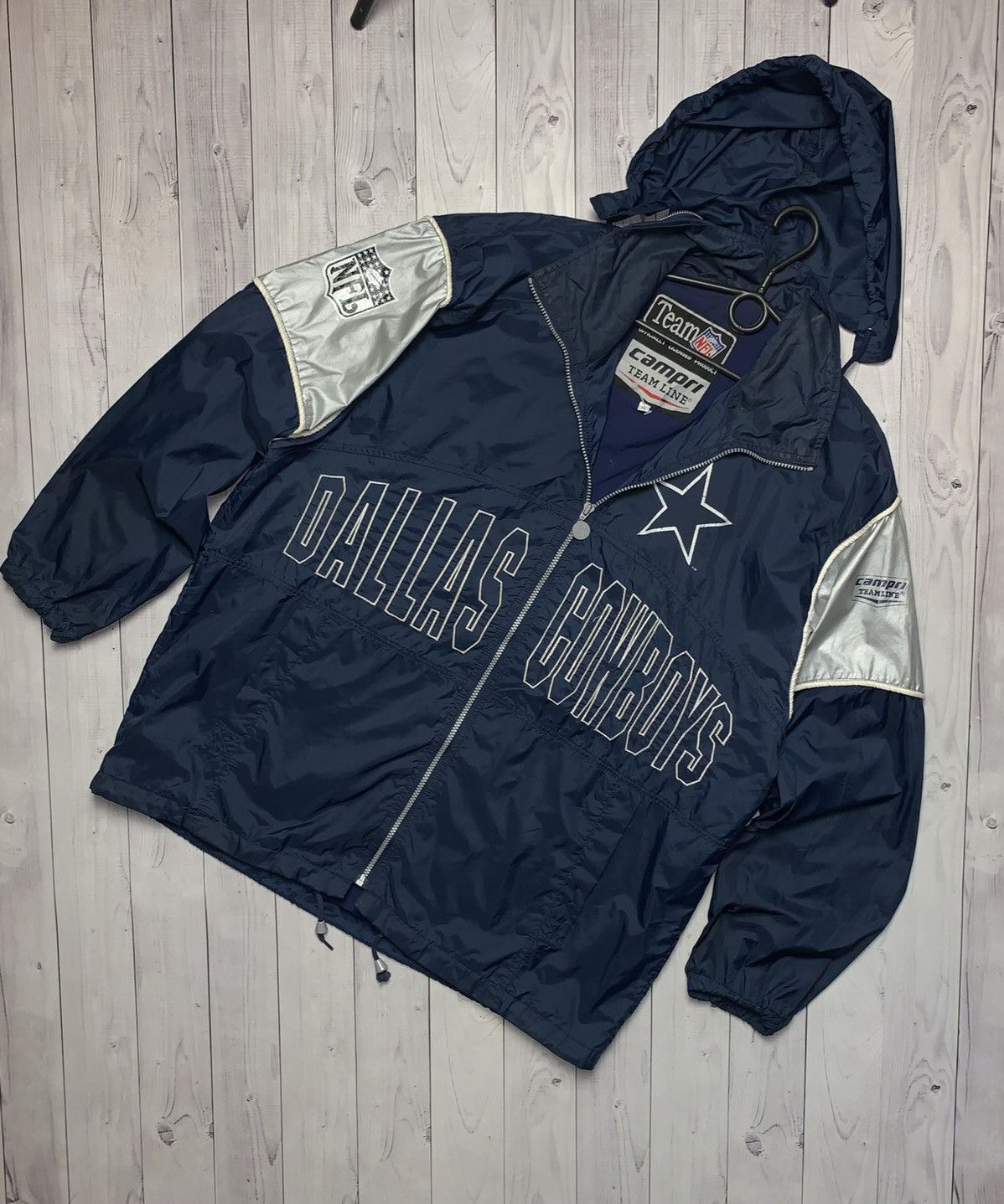 Vintage Dallas Cowboys Track jacket NFL size XL