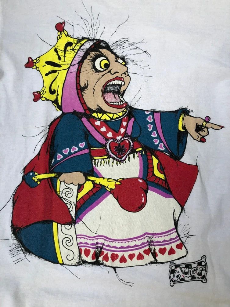 Disney RARE🔥VTG 90’S ANDAZIA ALICE IN WONDELAND QUEEN OF HEARTS Size US M / EU 48-50 / 2 - 4 Thumbnail