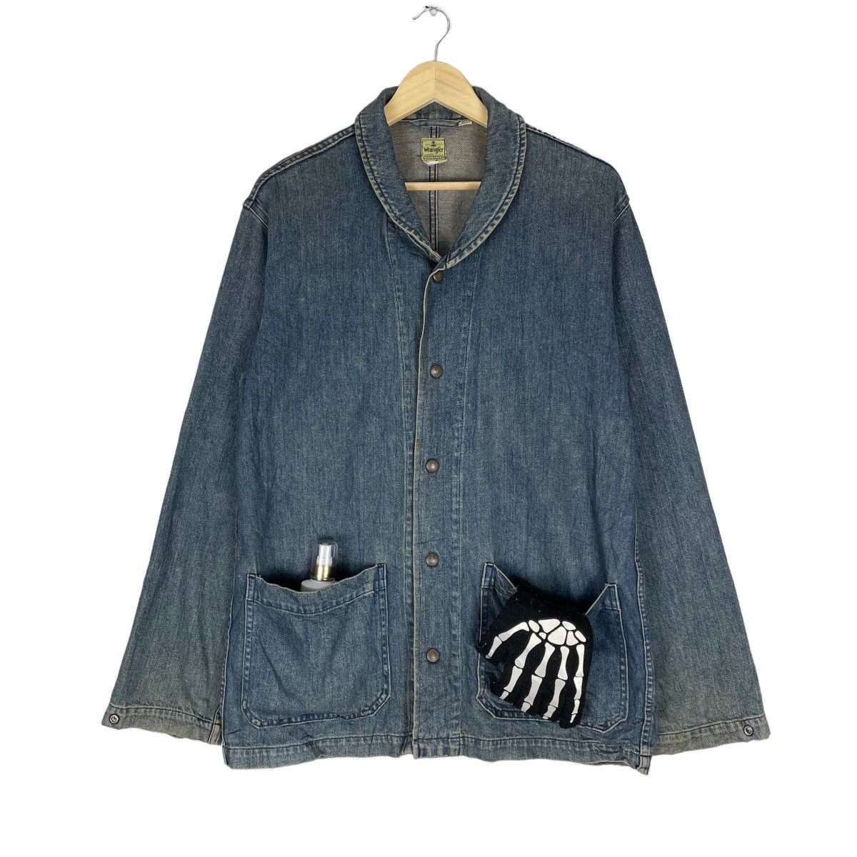 ❄️VINTAGE WRANGLER BLUE BELL DUNGAREES DENIM JACKET