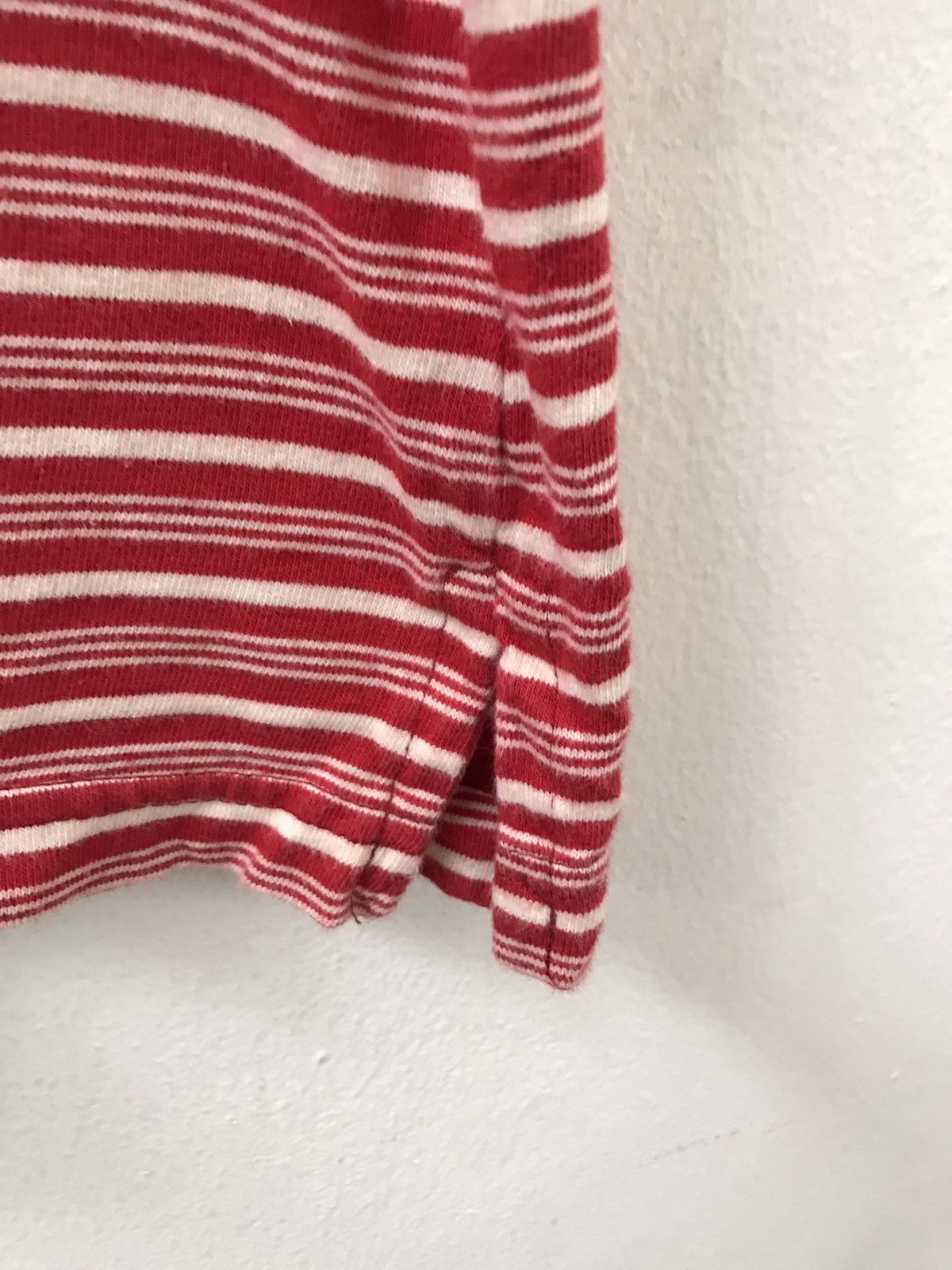 Timberland Vintage 90s Timberland Red Striped t shirt Size US XL / EU 56 / 4 - 7 Thumbnail