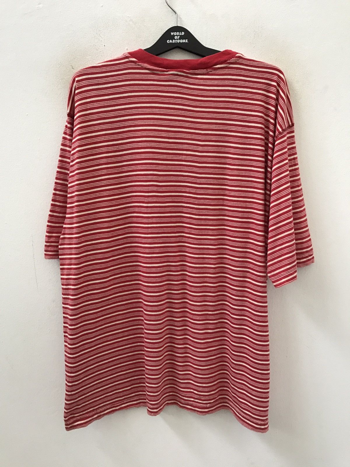 Timberland Vintage 90s Timberland Red Striped t shirt Size US XL / EU 56 / 4 - 8 Thumbnail
