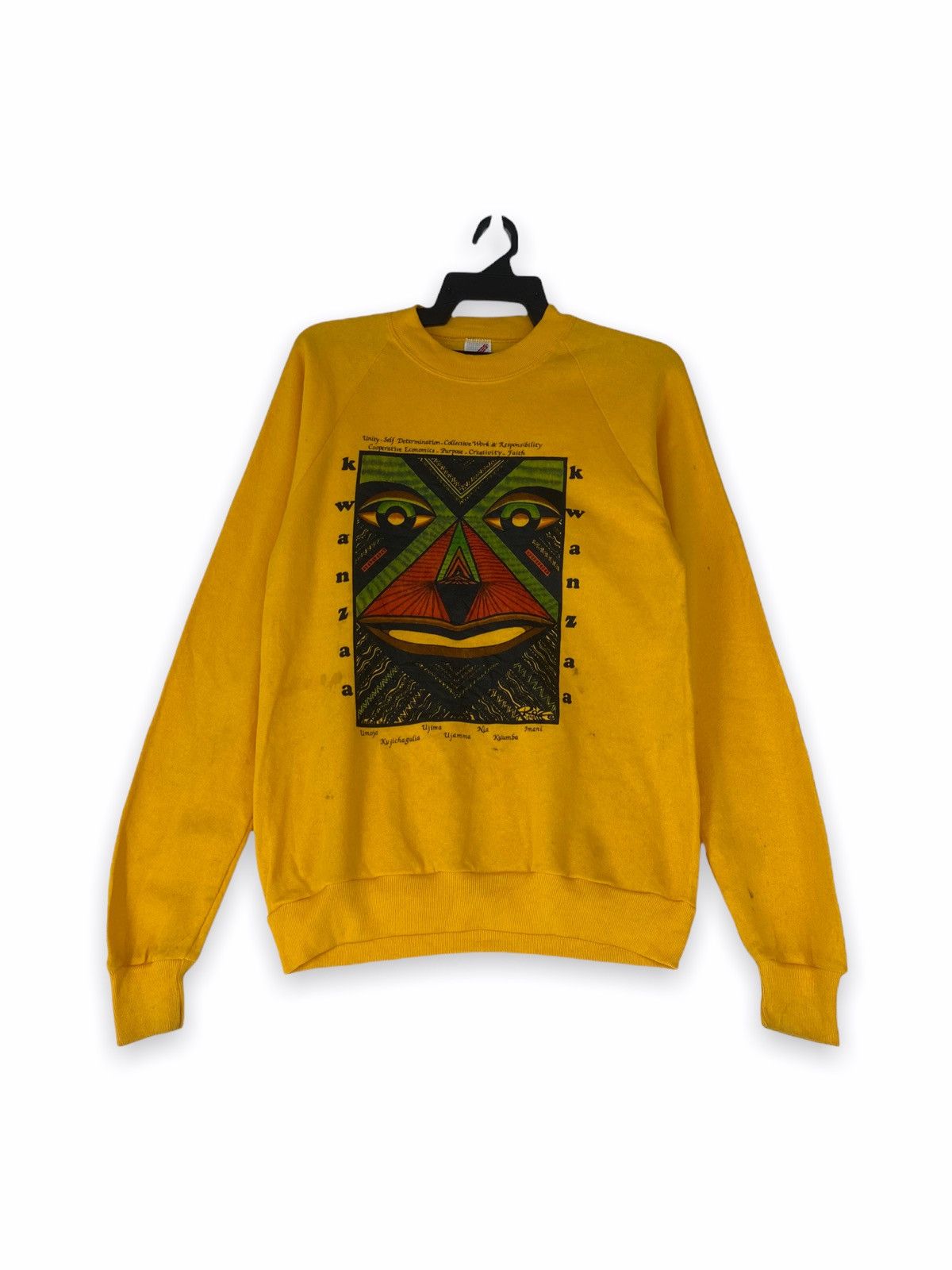 Vintage Vintage rare Kwanzaa art Size US M / EU 48-50 / 2 - 1 Thumbnail