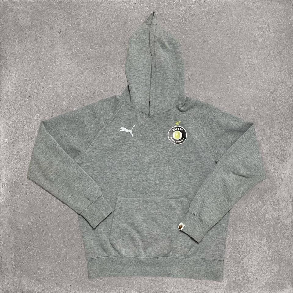 Bape BAPE x PUMA Grey Medium Pullover Hoodie Size US M / EU 48-50 / 2 - 1 Thumbnail