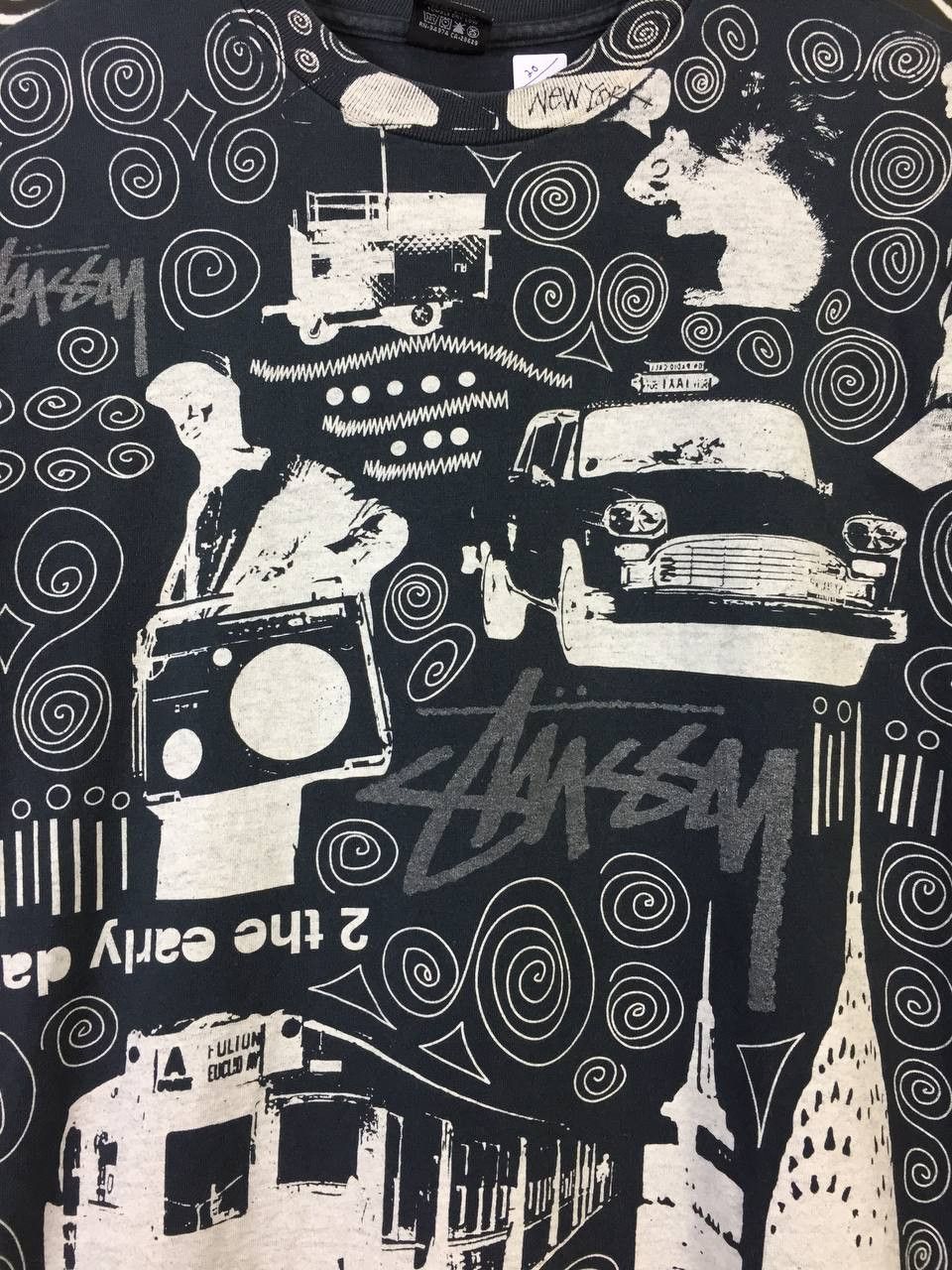 Stussy Vtg Stussy Skateboards All Over Print Tee Size US M / EU 48-50 / 2 - 4 Thumbnail