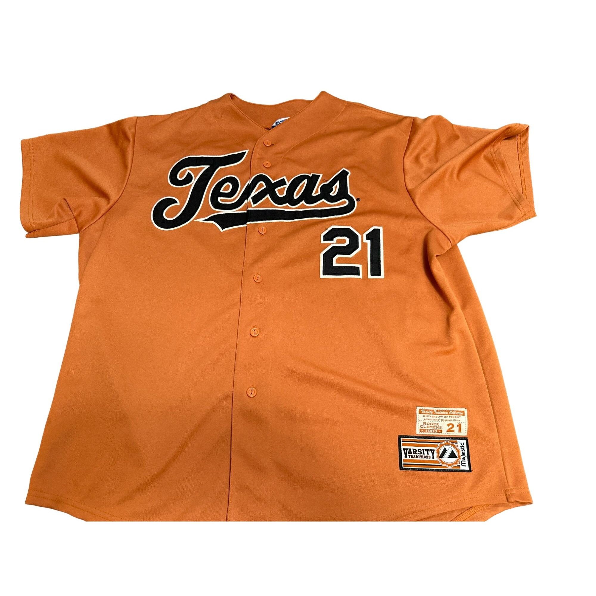 Lot Detail - Roger Clemens University of Texas Jersey